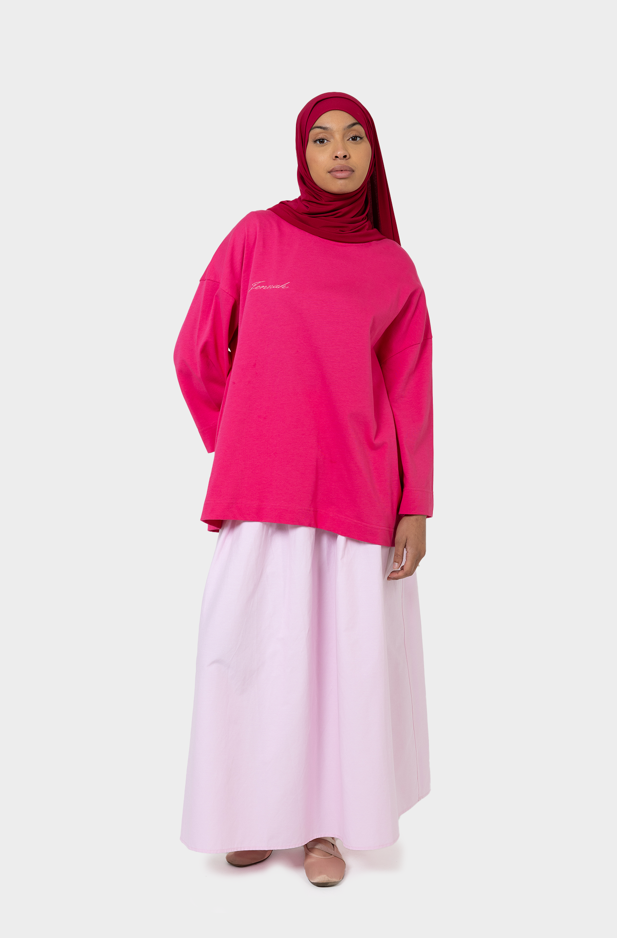 Fushia oversized t-shirt