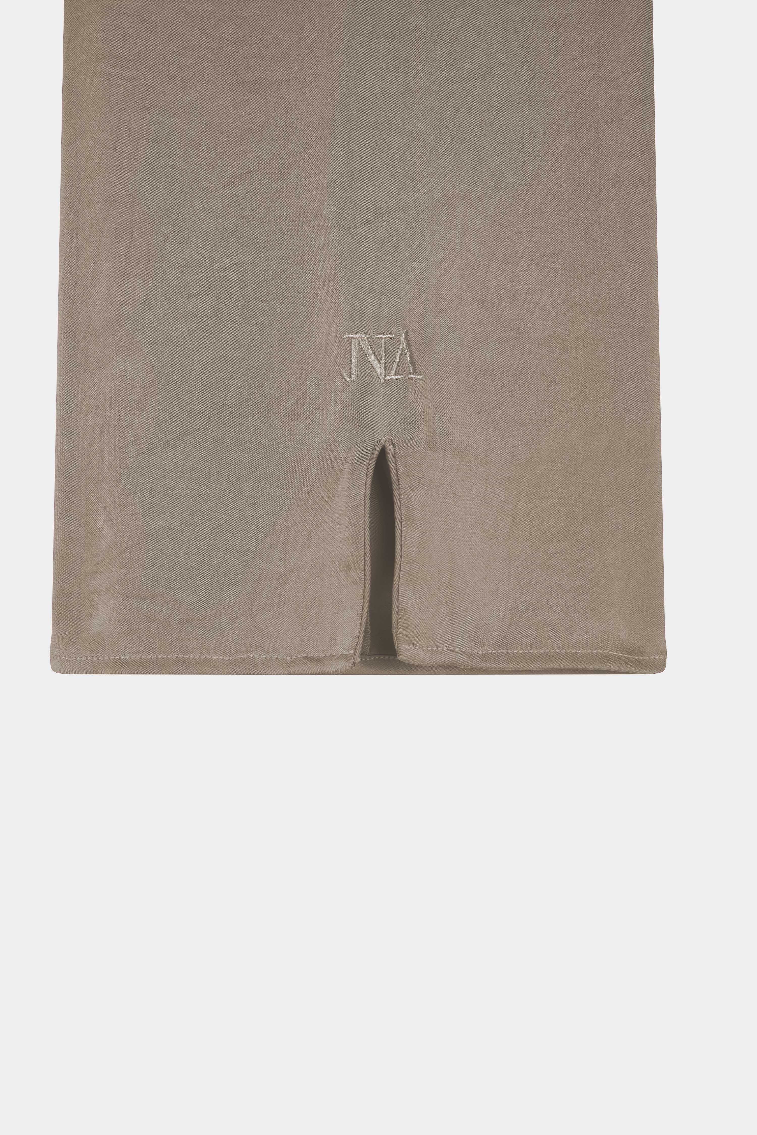 Robe Medina col tunisien taupe