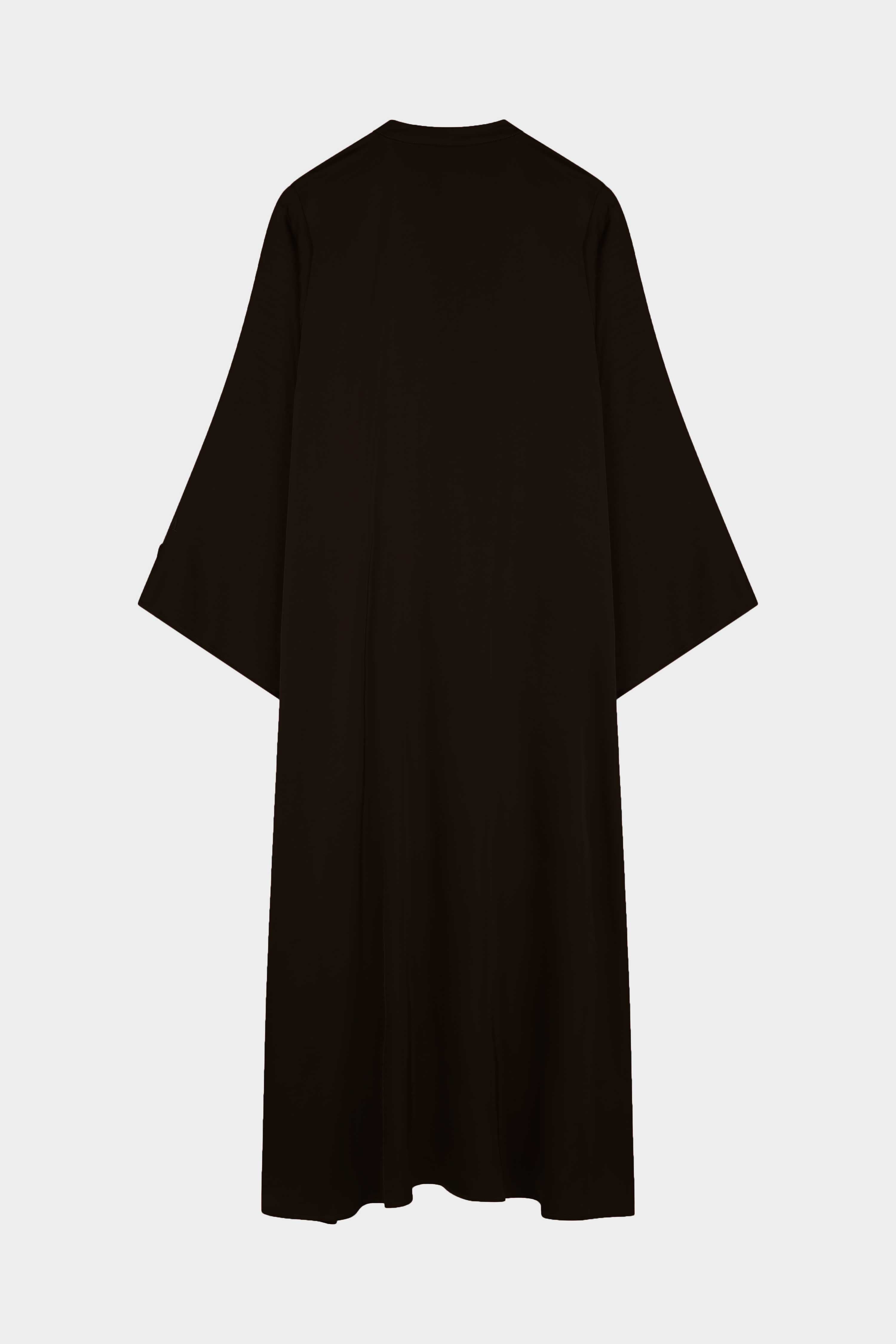 Black Medina dress Tunisian collar