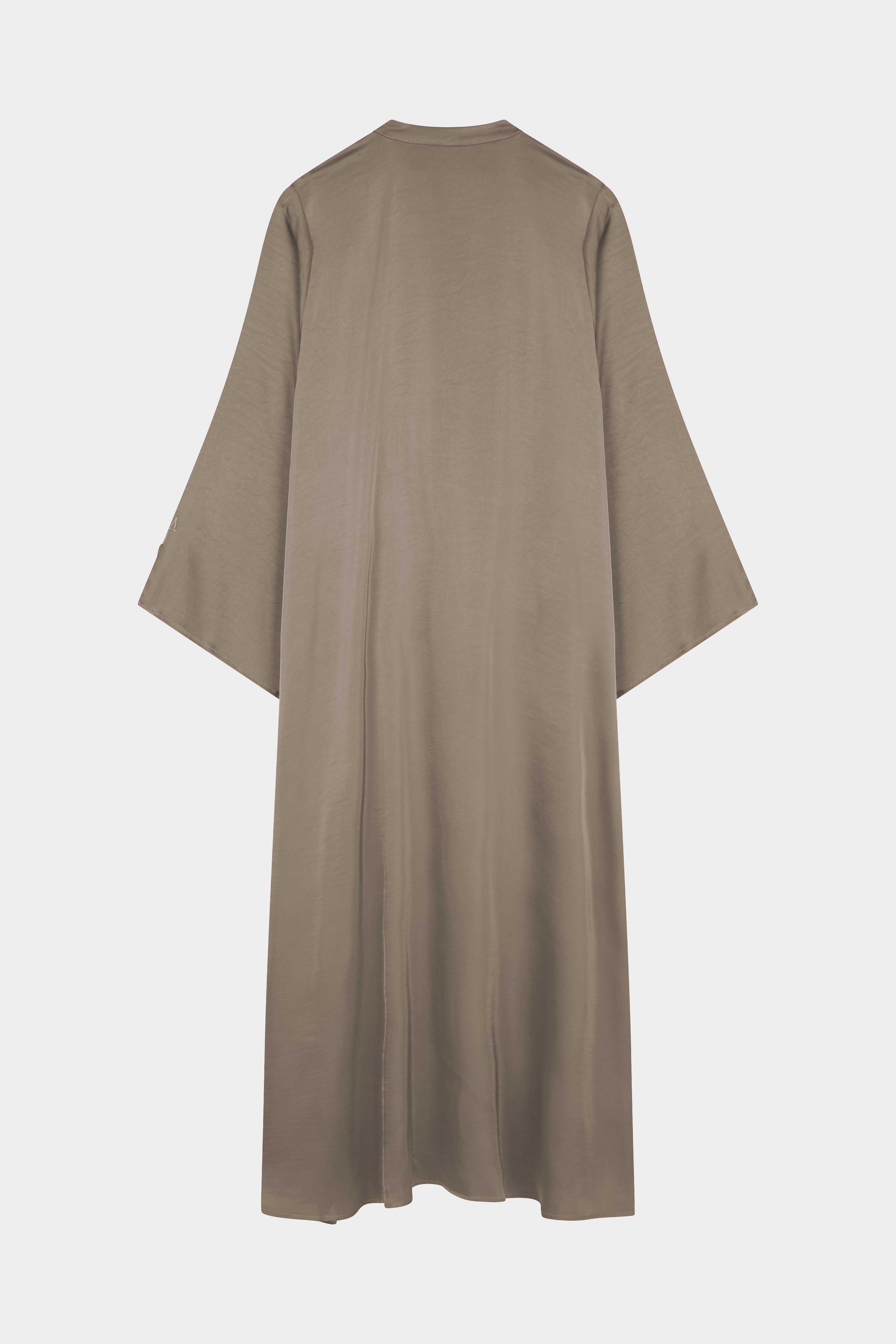 Robe Medina col tunisien taupe