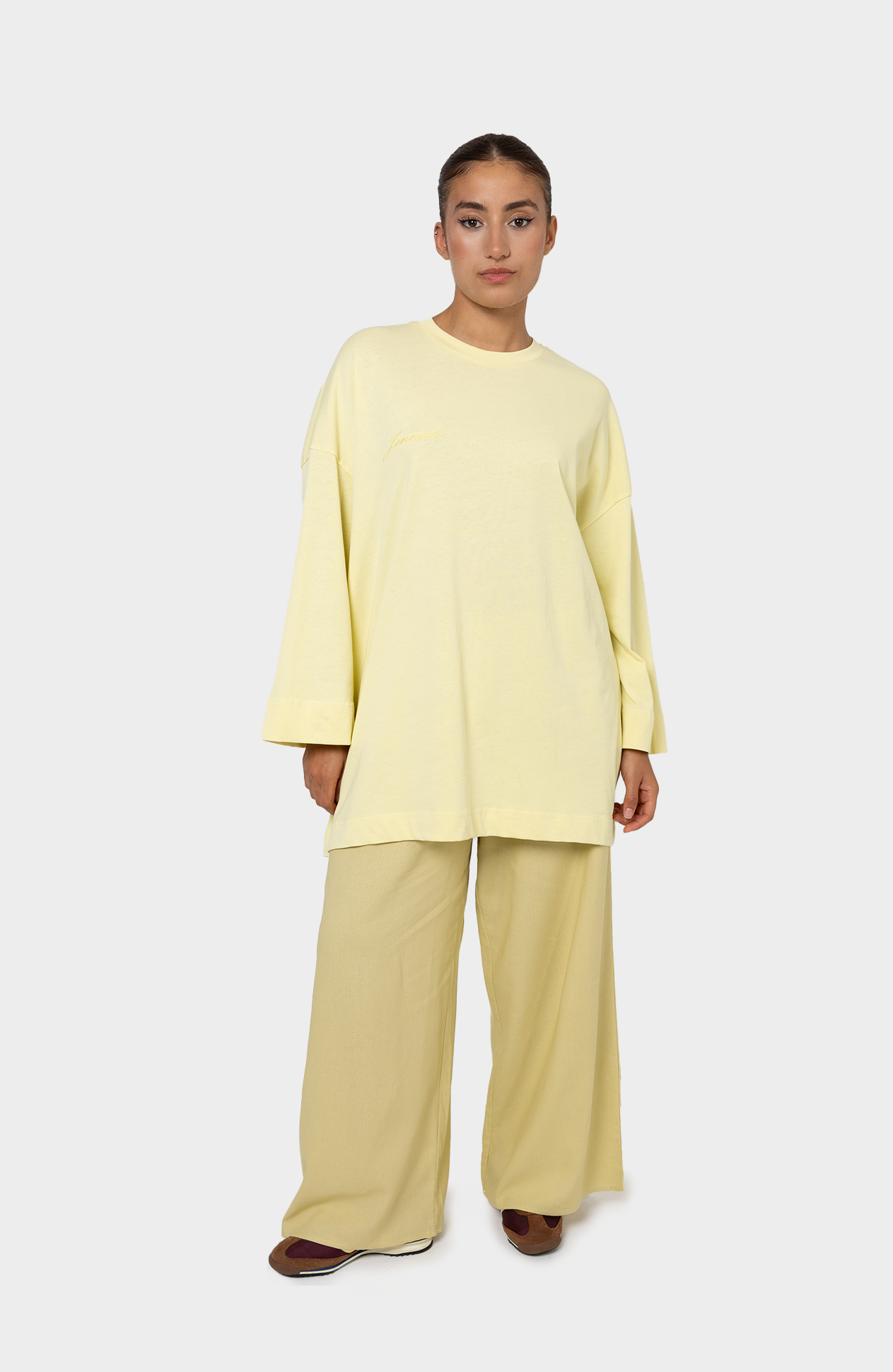 T-shirt oversize butter