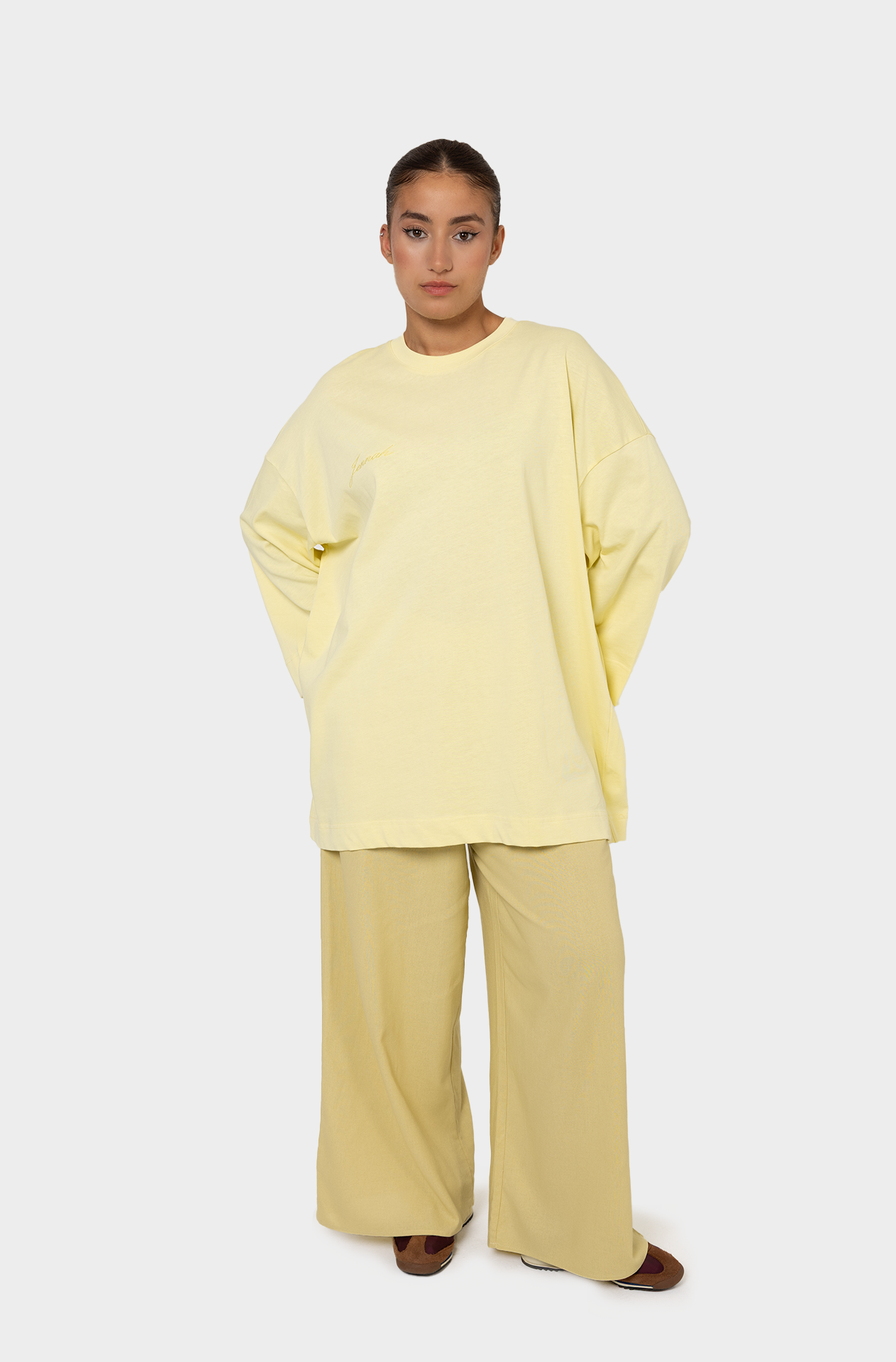 T-shirt oversize butter