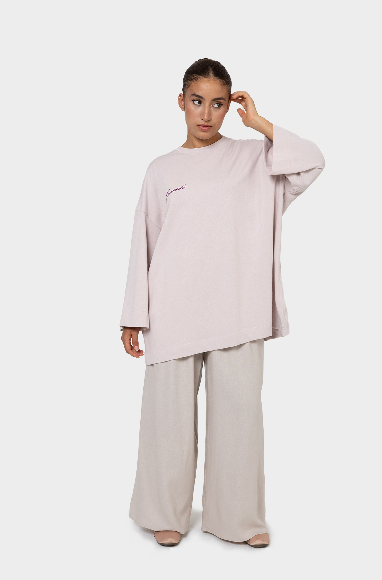 T-shirt oversize lilas
