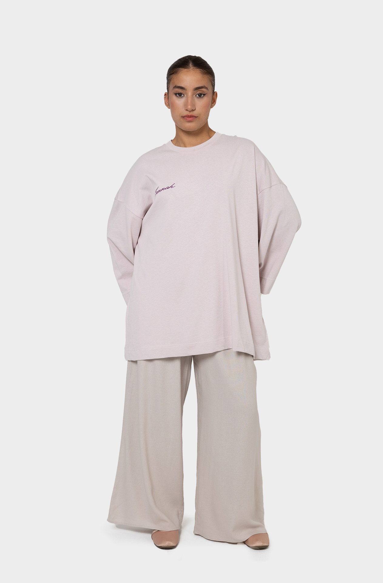 T-shirt oversize lilas