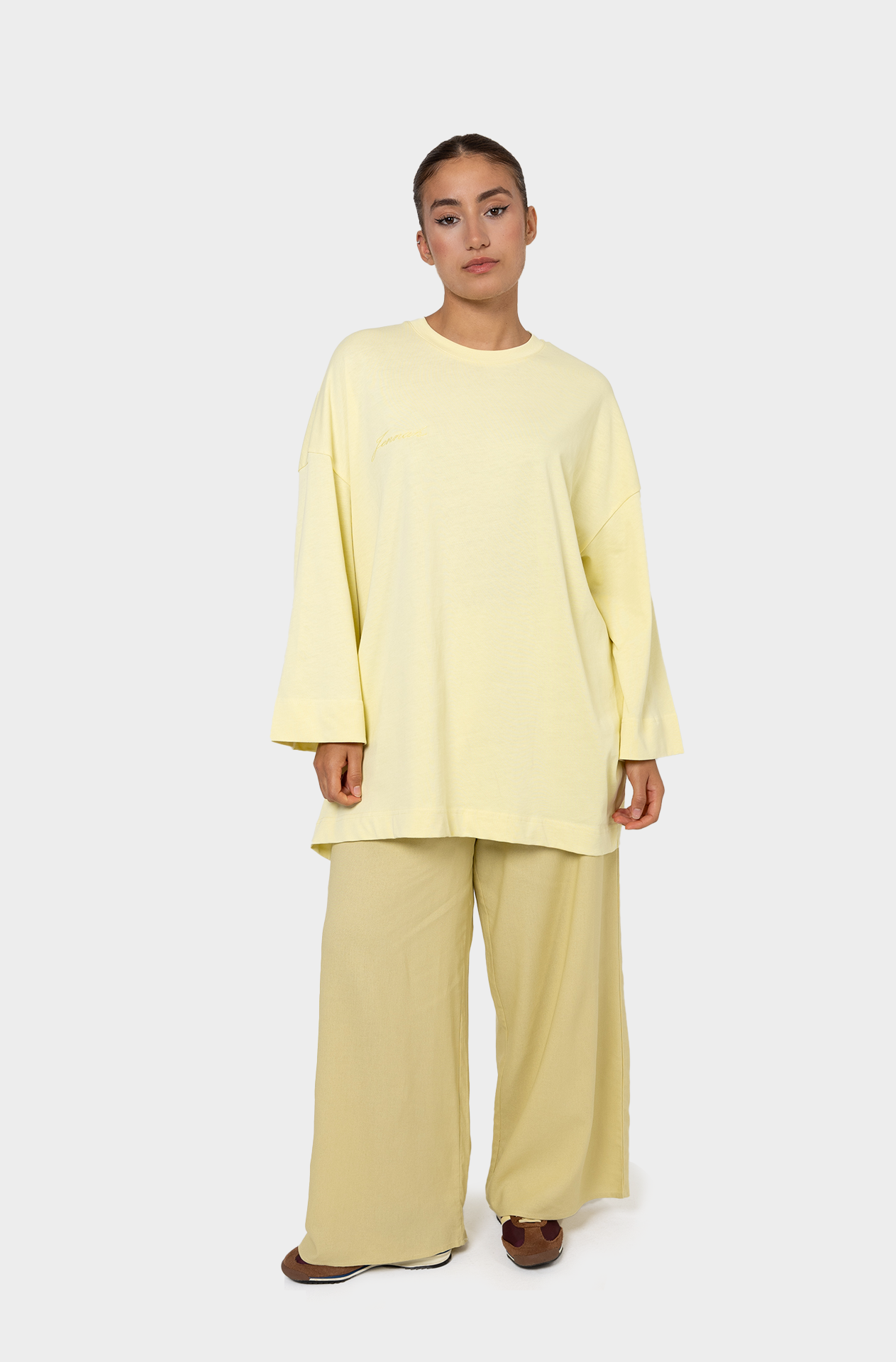 T-shirt oversize butter
