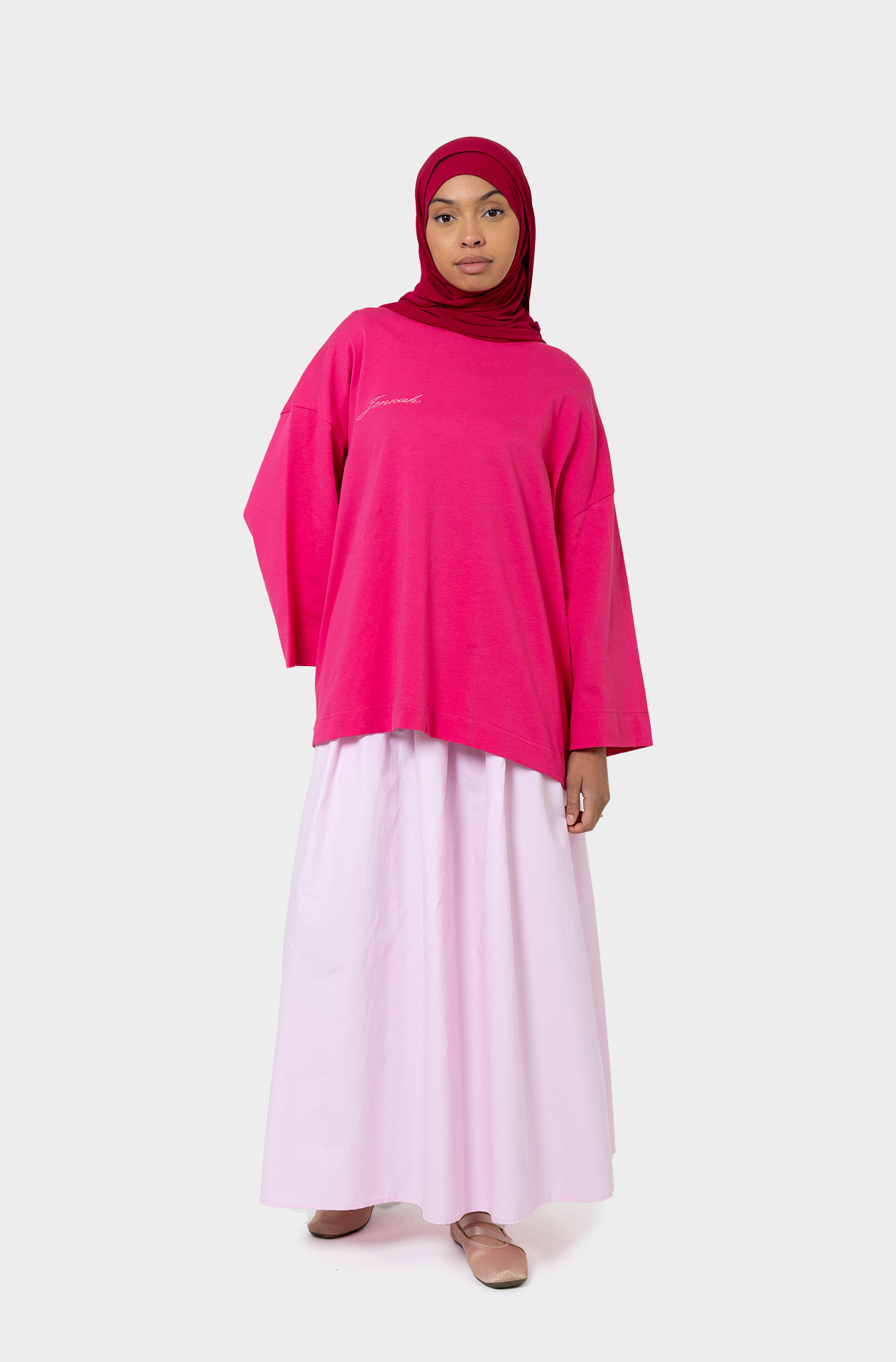 Fushia oversized t-shirt