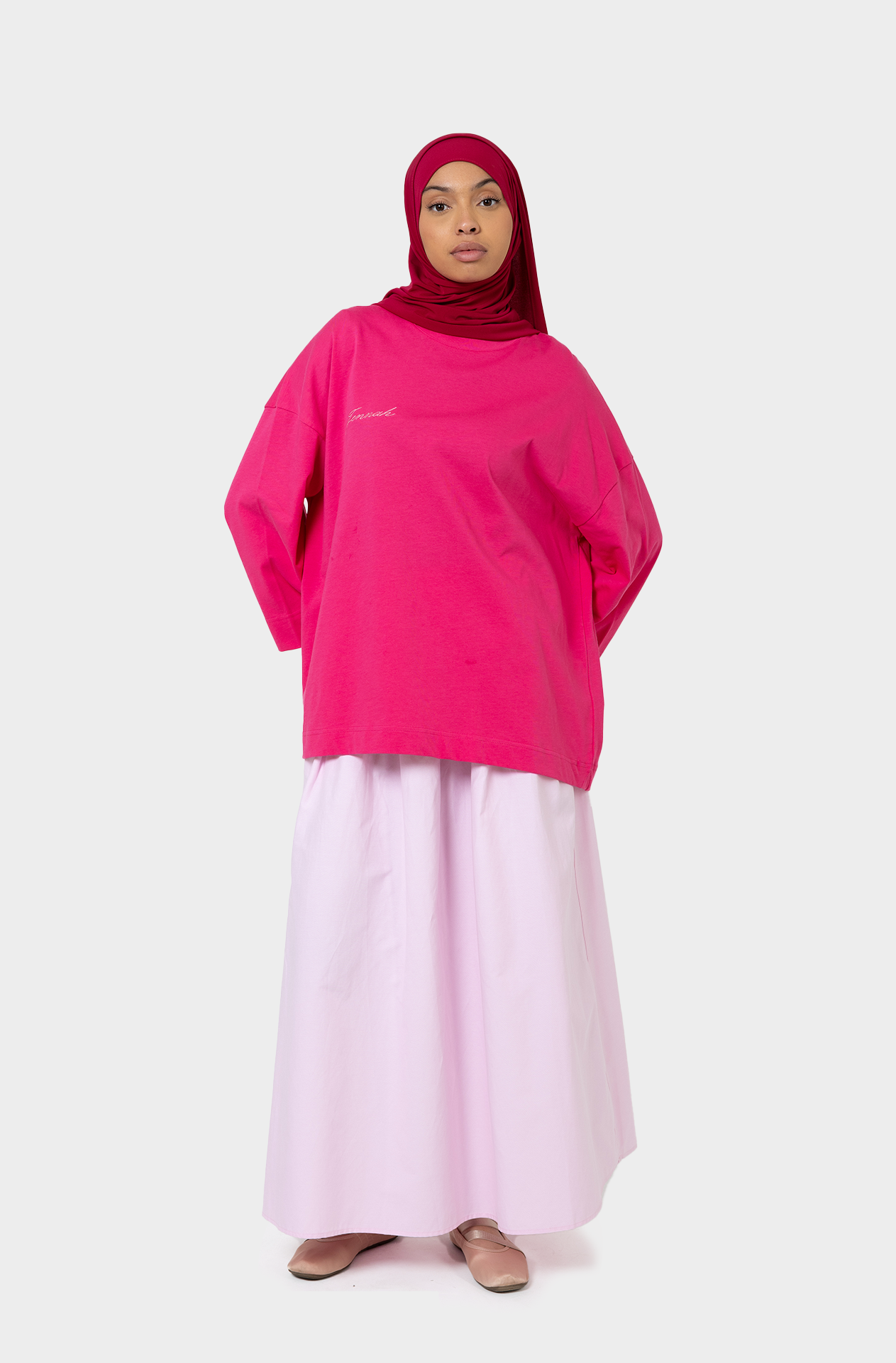 Fushia oversized t-shirt
