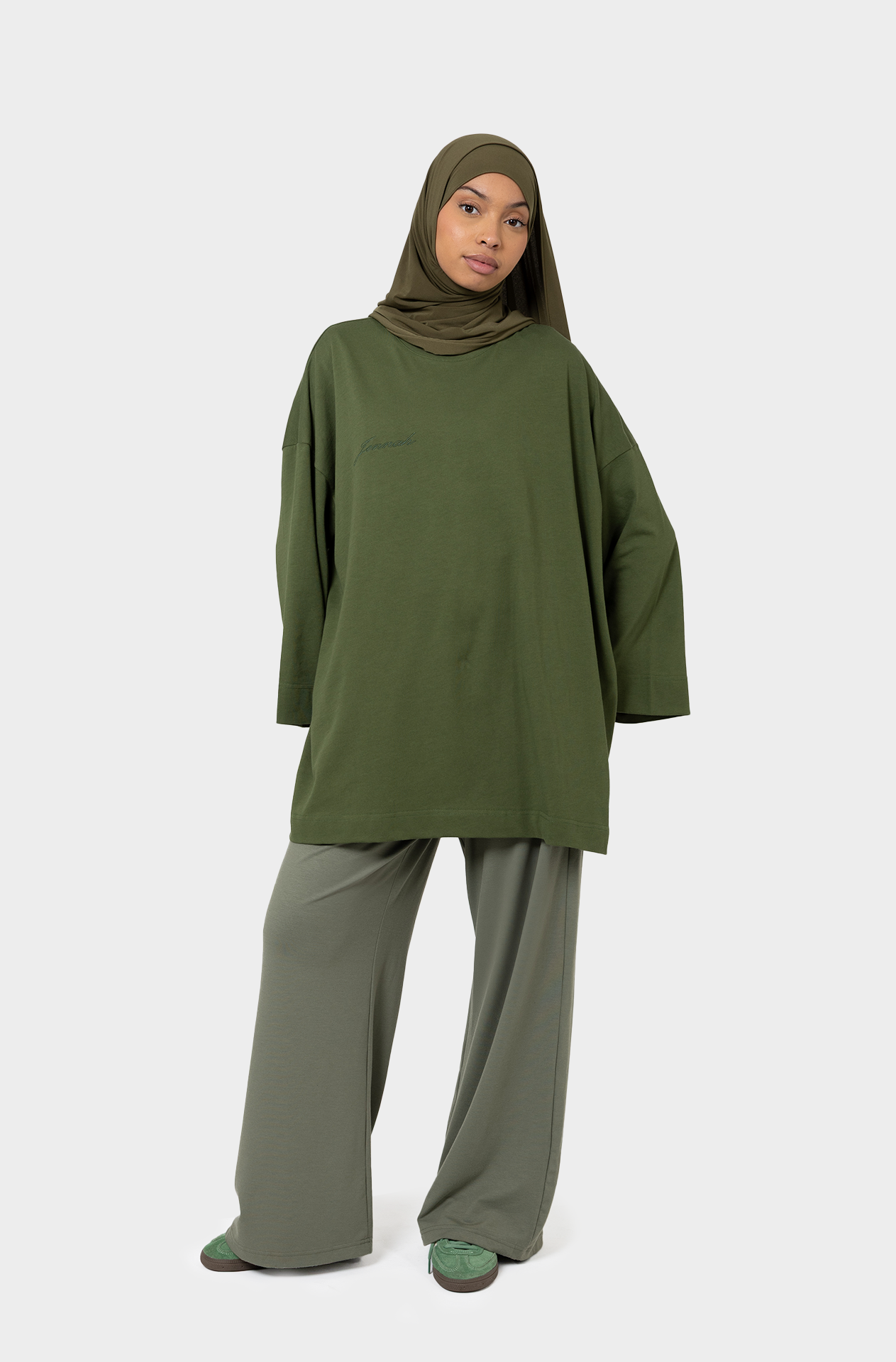 Kaki oversized t-shirt