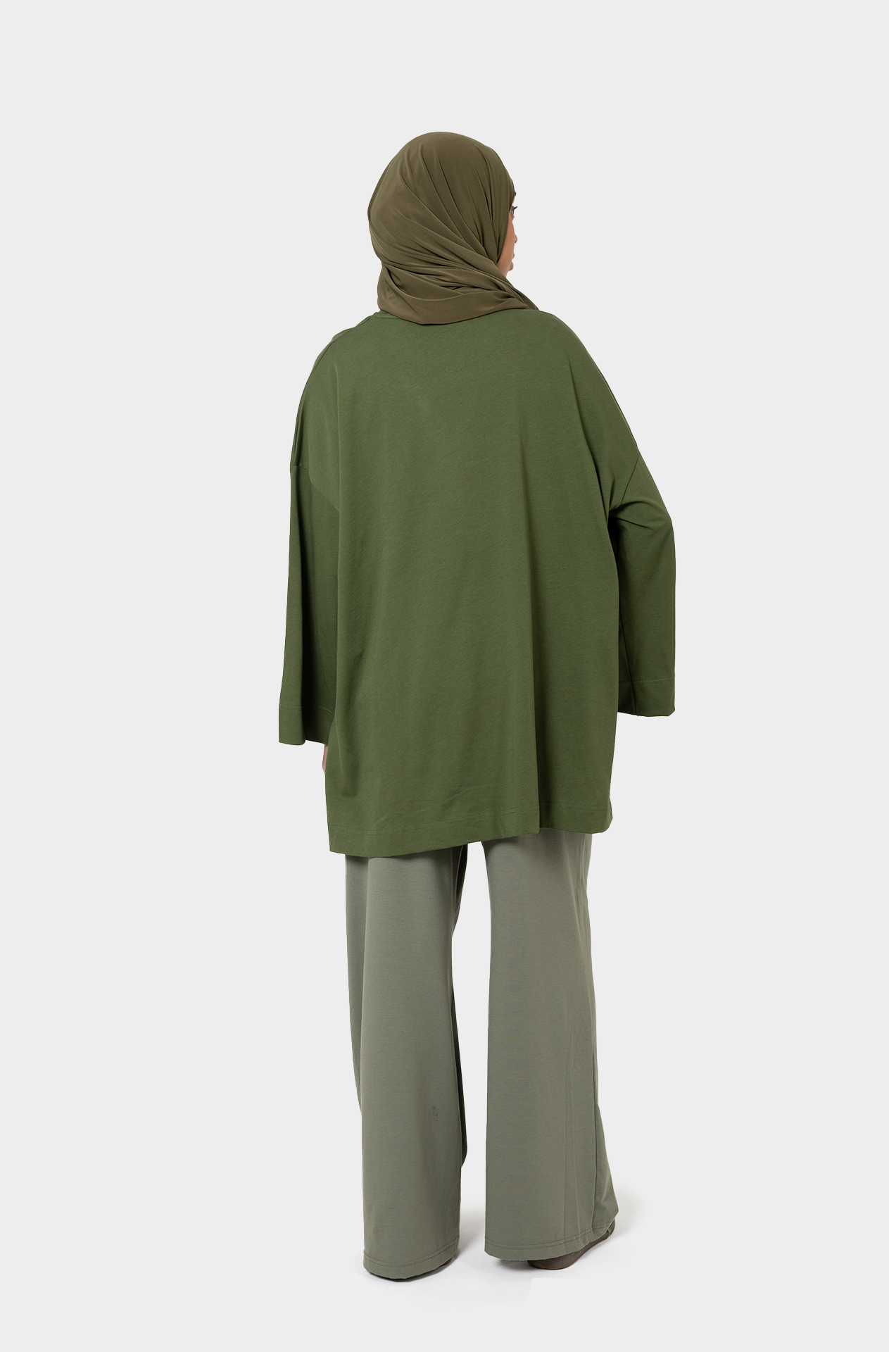 Kaki oversized t-shirt
