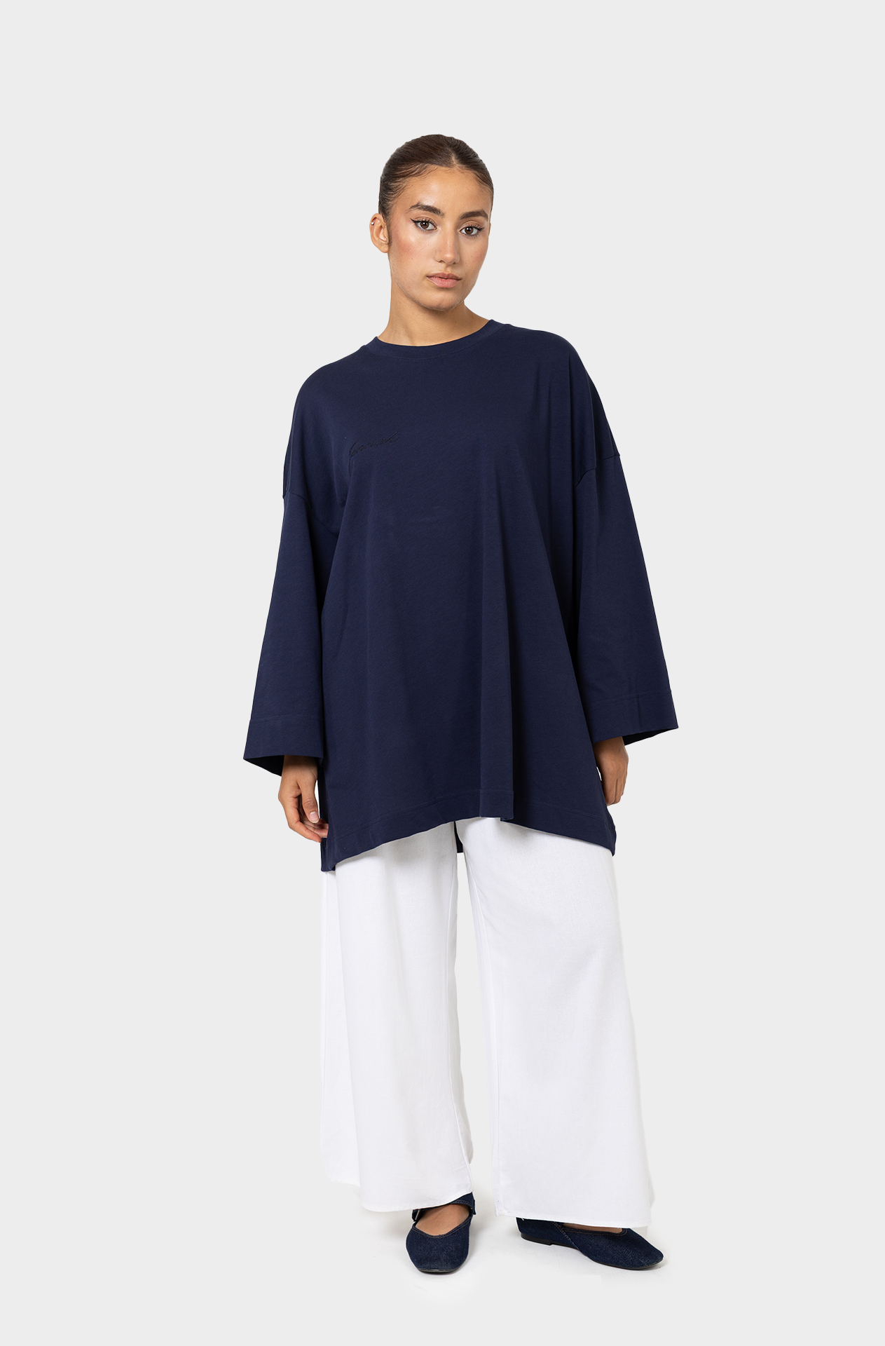 Navy oversize t-shirt