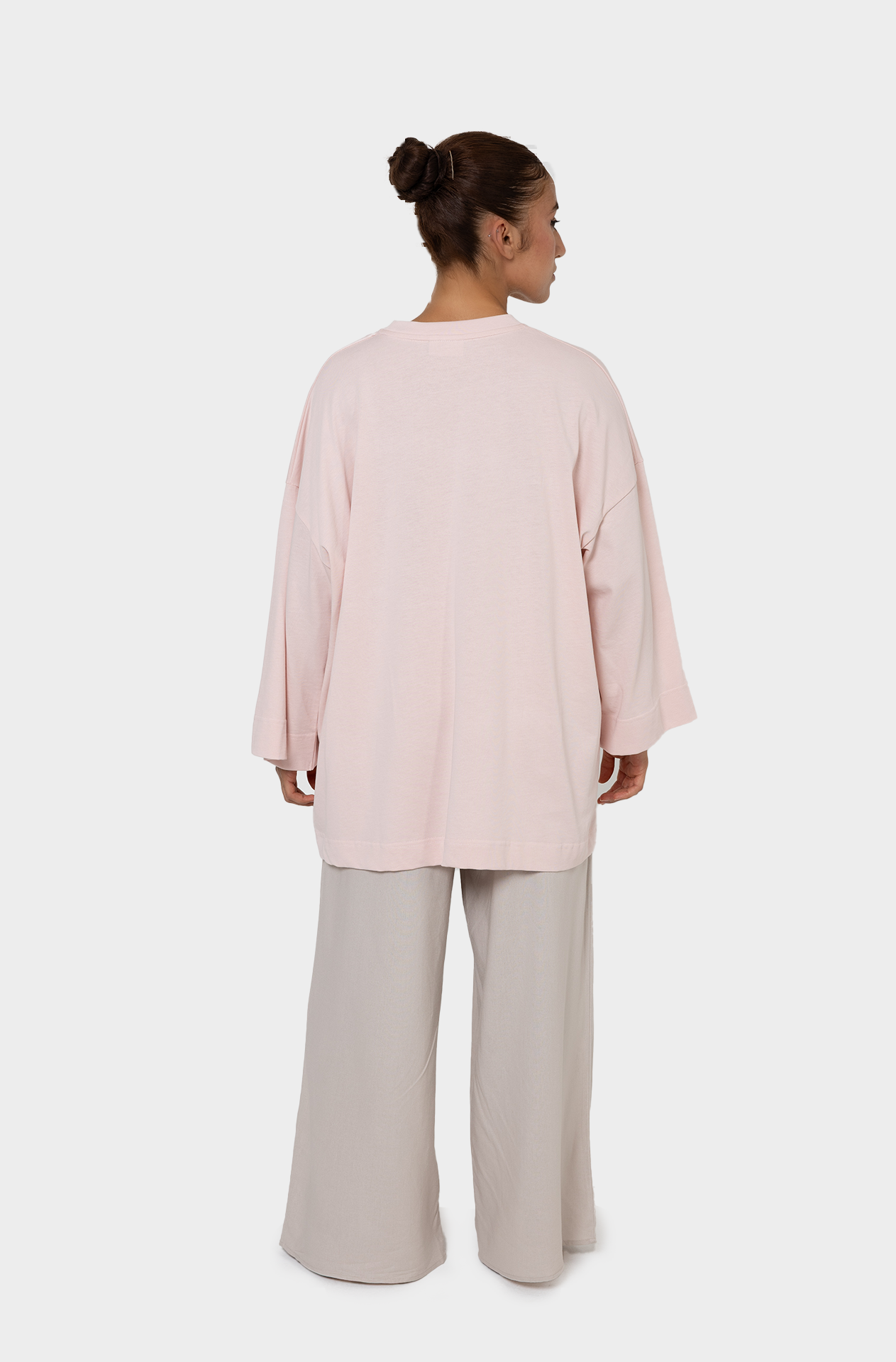 Soft pink oversized t-shirt