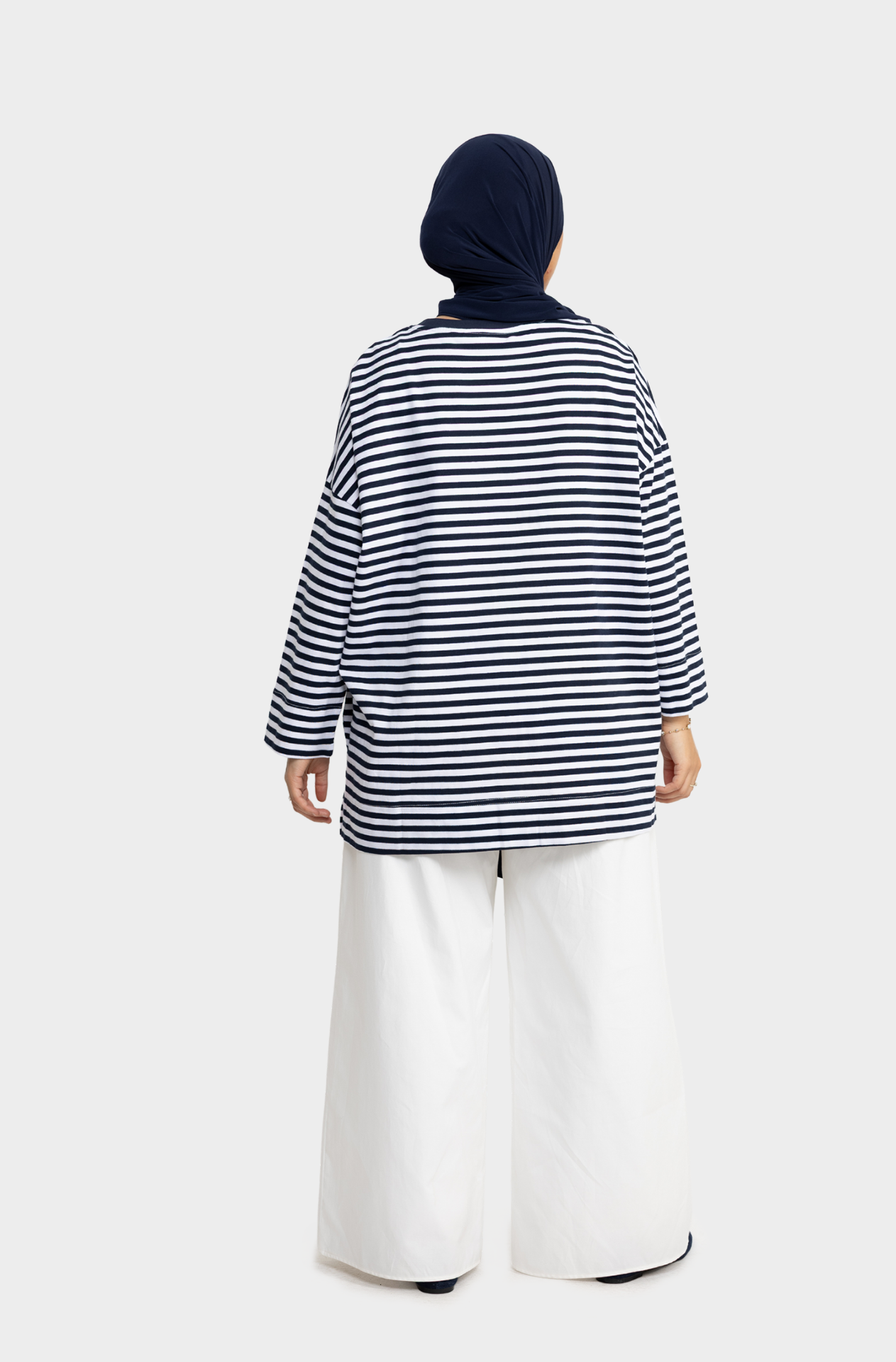 Navy/white striped sailor t-shirt