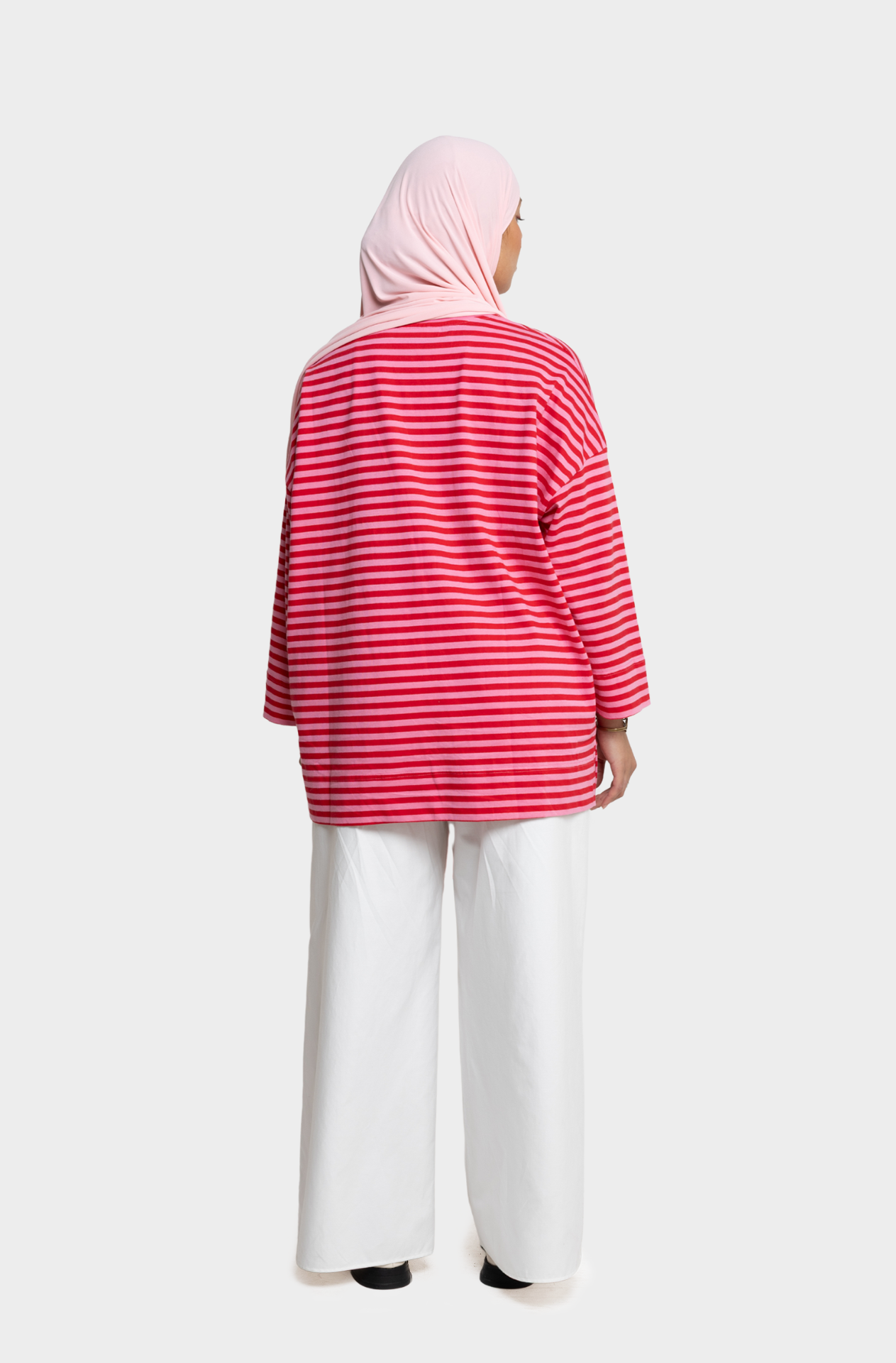 Pink striped sailor t-shirt