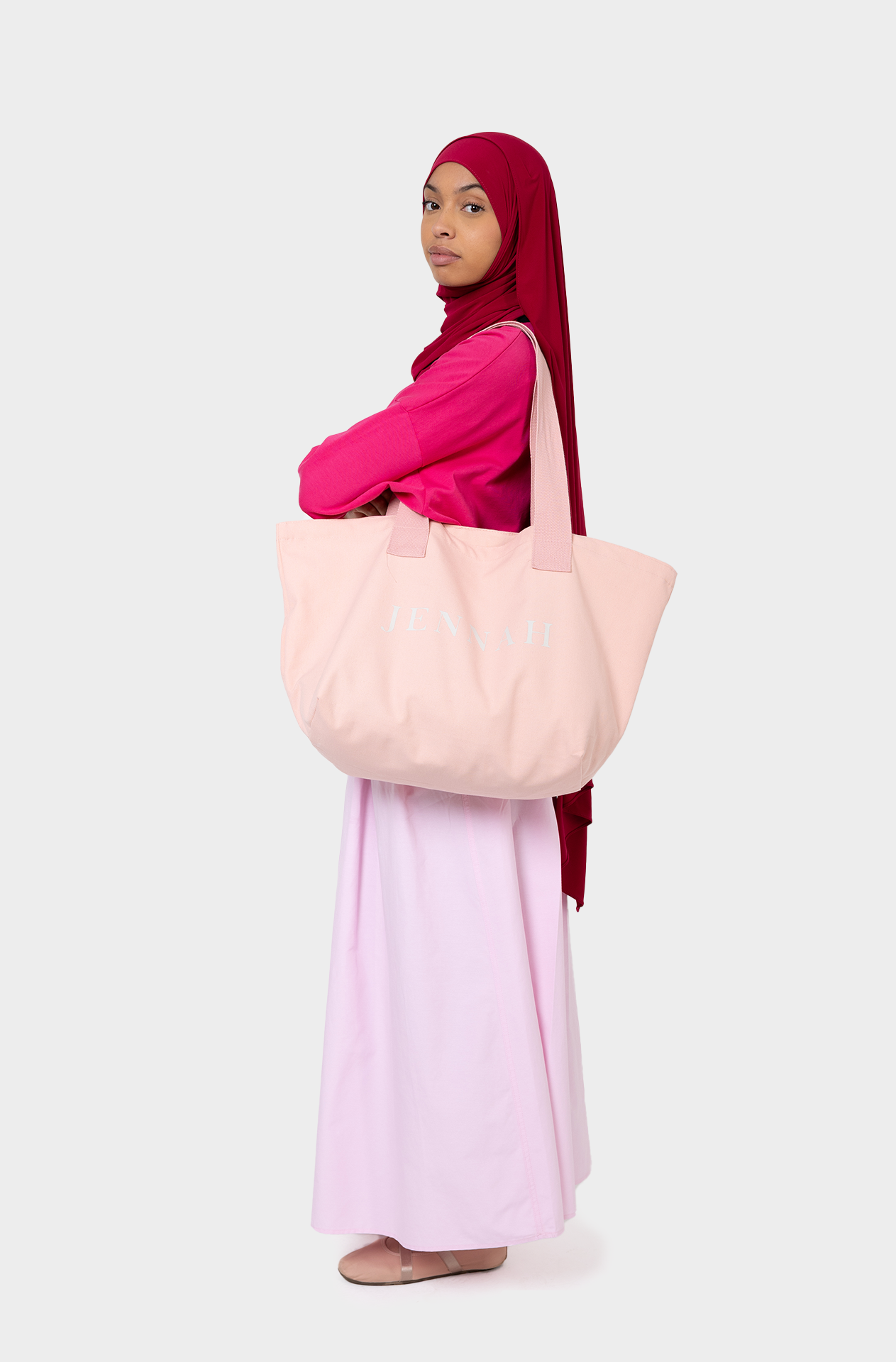 Tote bag jennah pink