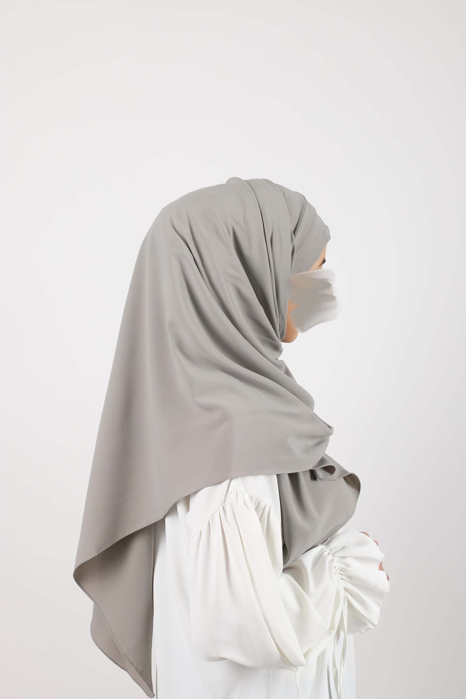 Hijab soie de medine à enfiler
