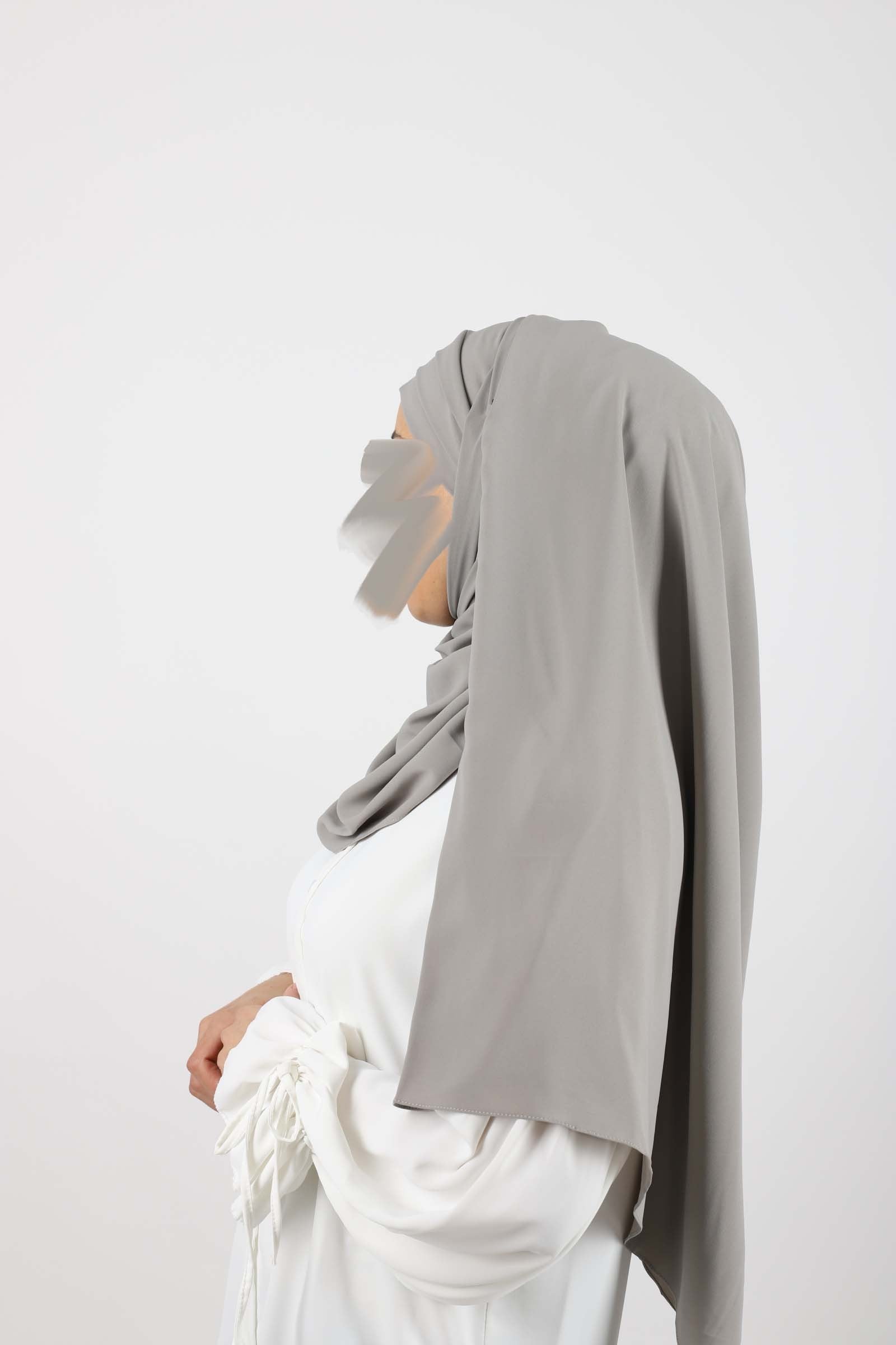 Hijab soie de medine à enfiler