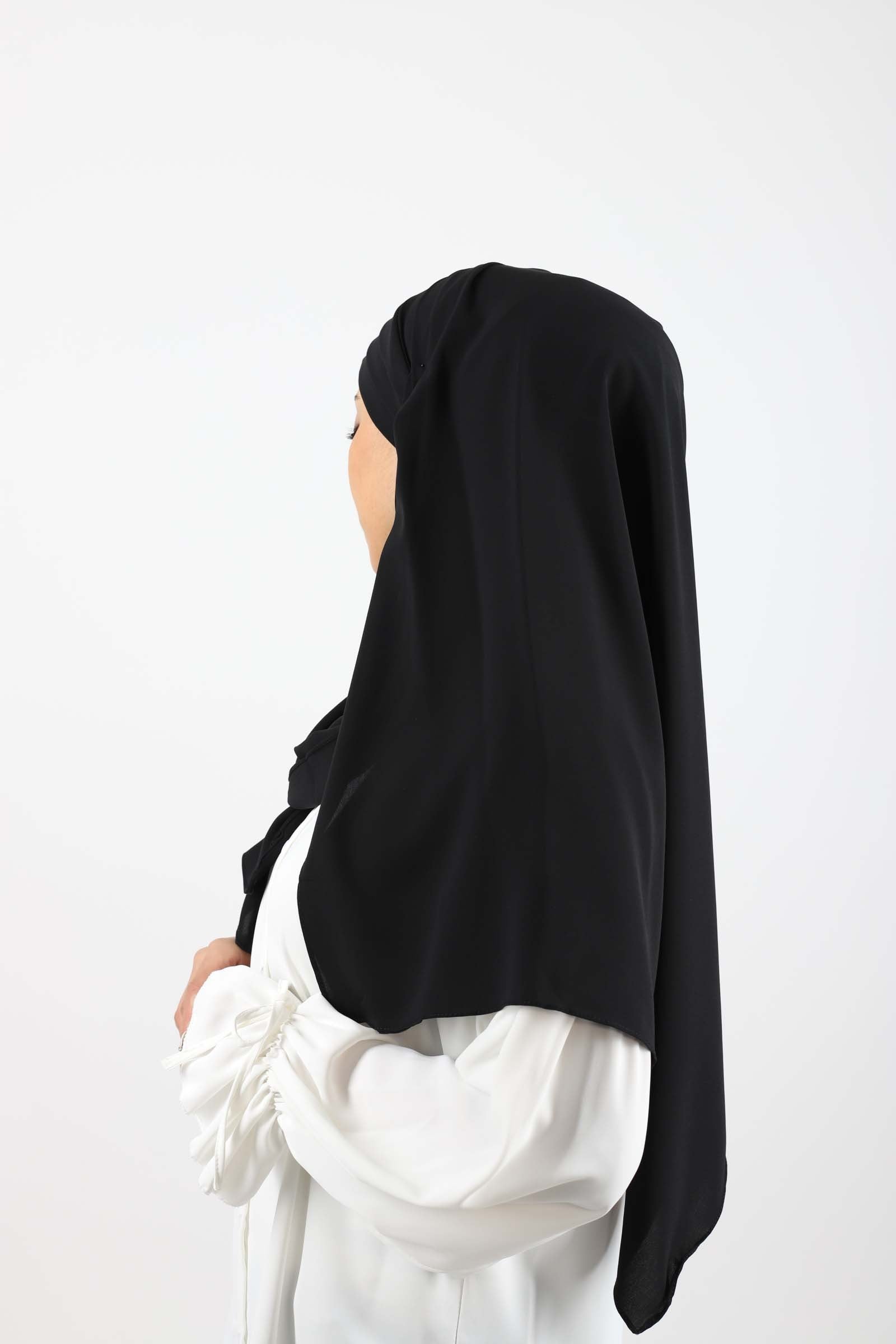 Hijab soie de medine à enfiler