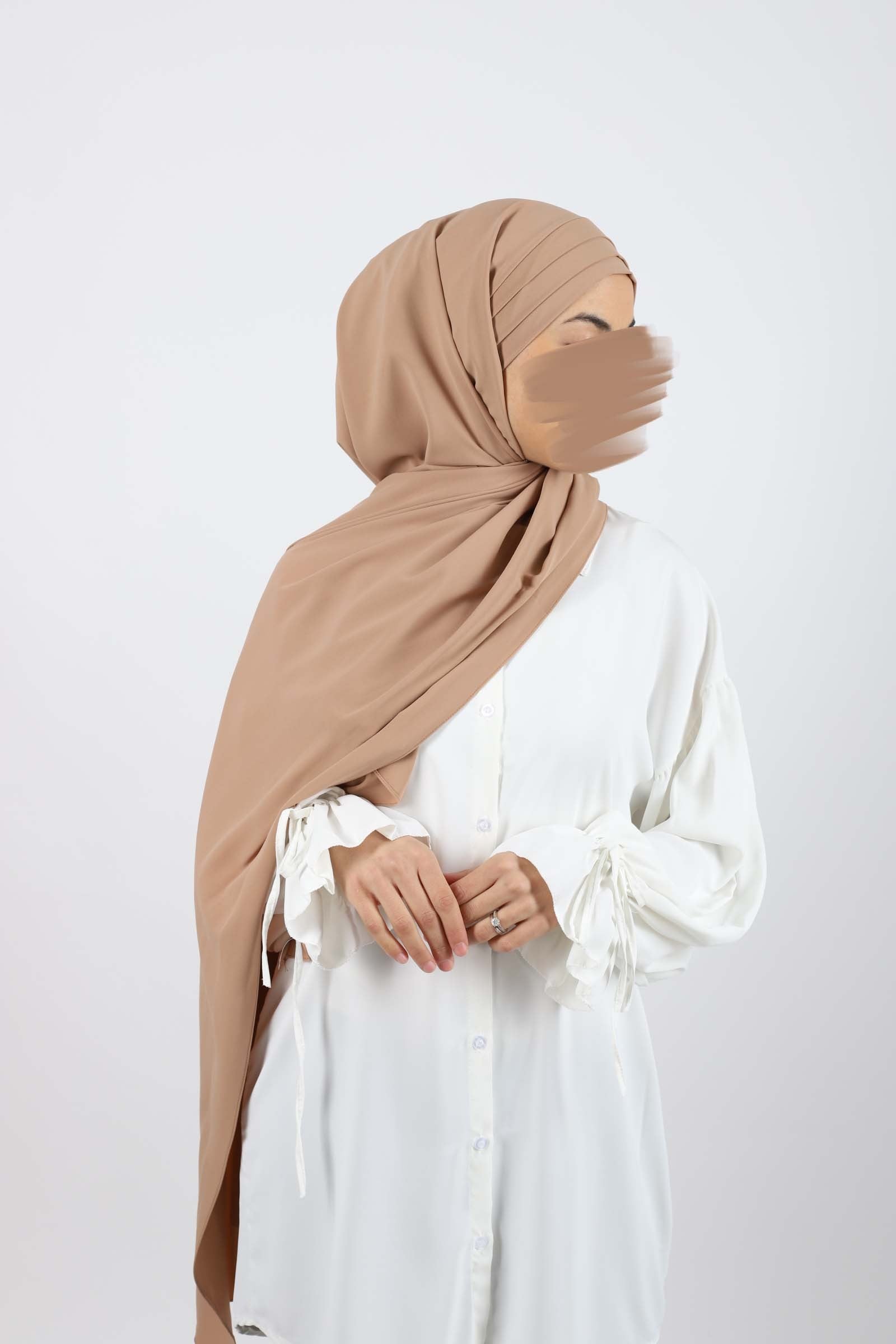 Hijab soie de medine à enfiler