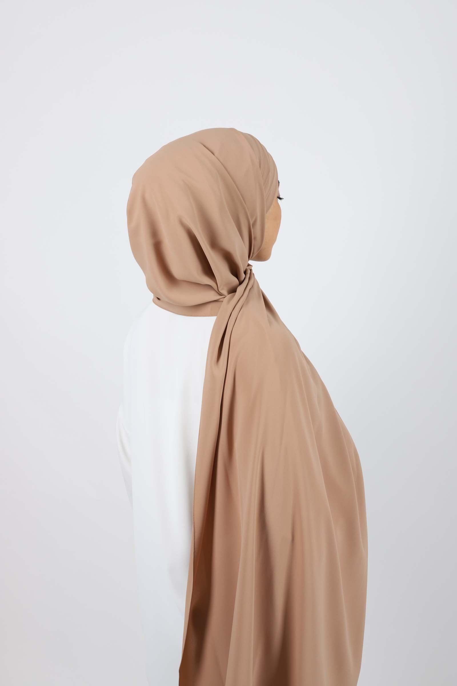 Hijab soie de medine à enfiler
