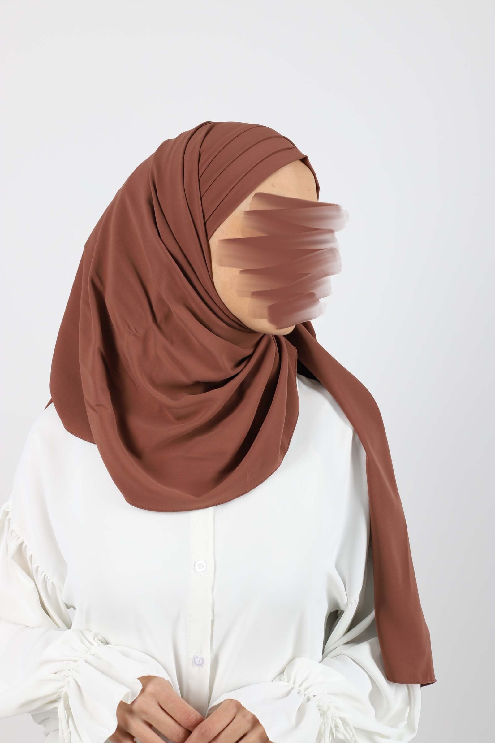 Hijab soie de medine à enfiler