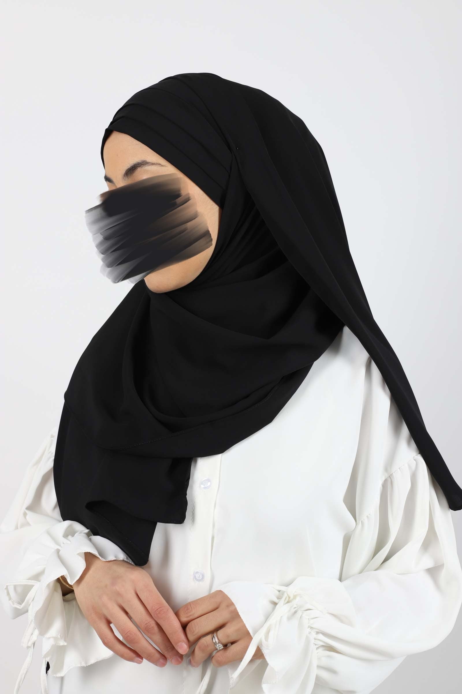 Hijab soie de medine à enfiler
