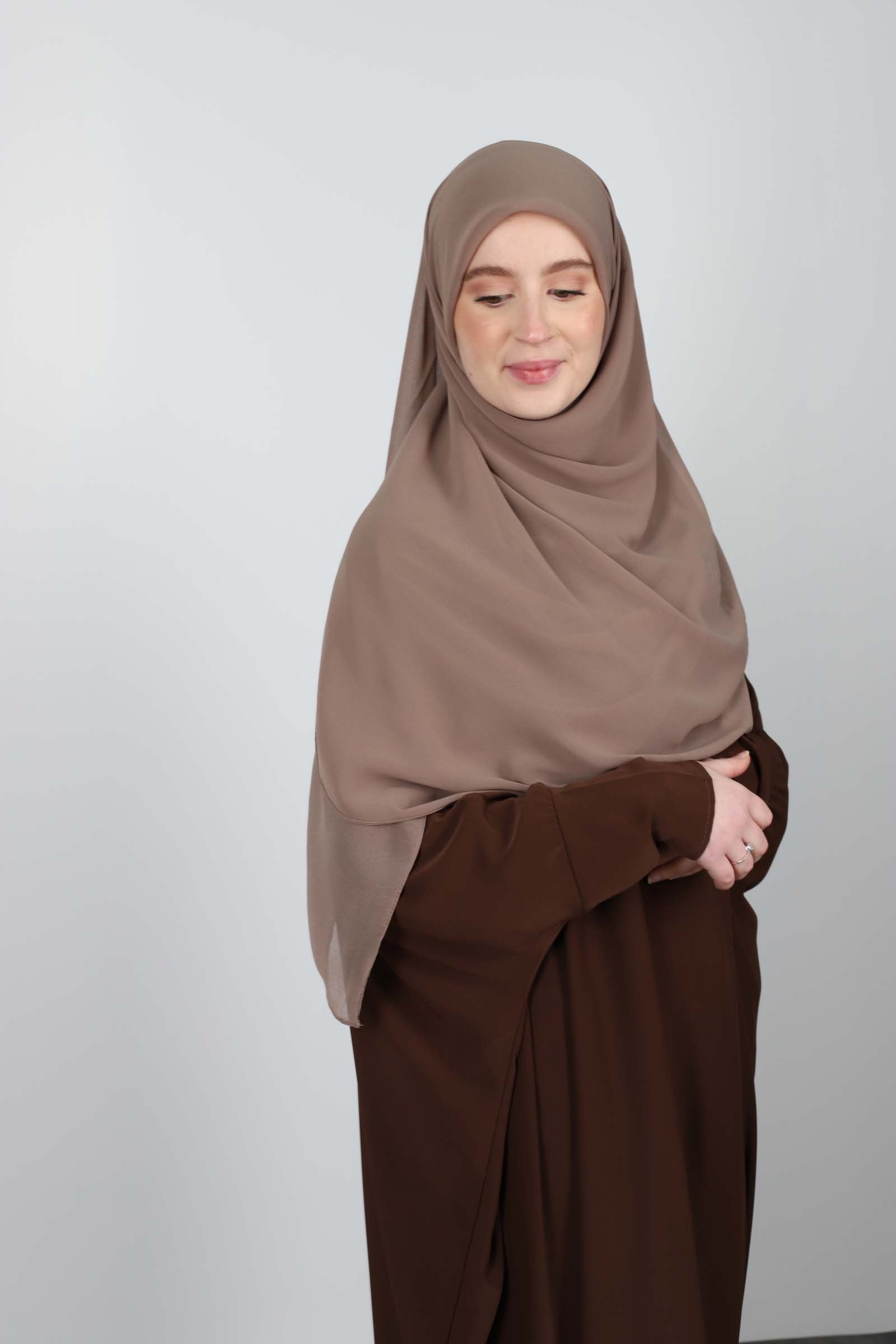 Hijab carré mousseline