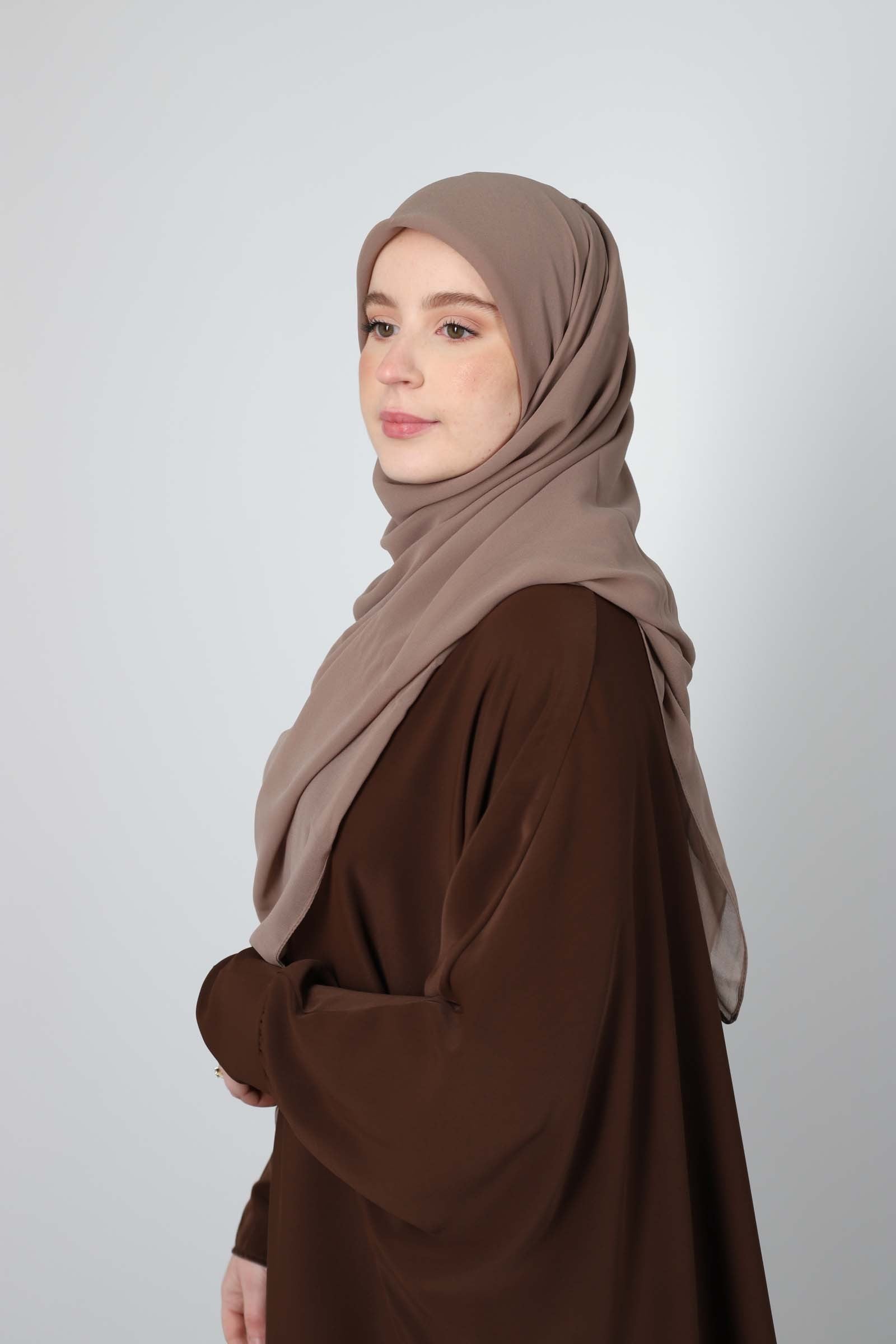 Hijab carré mousseline