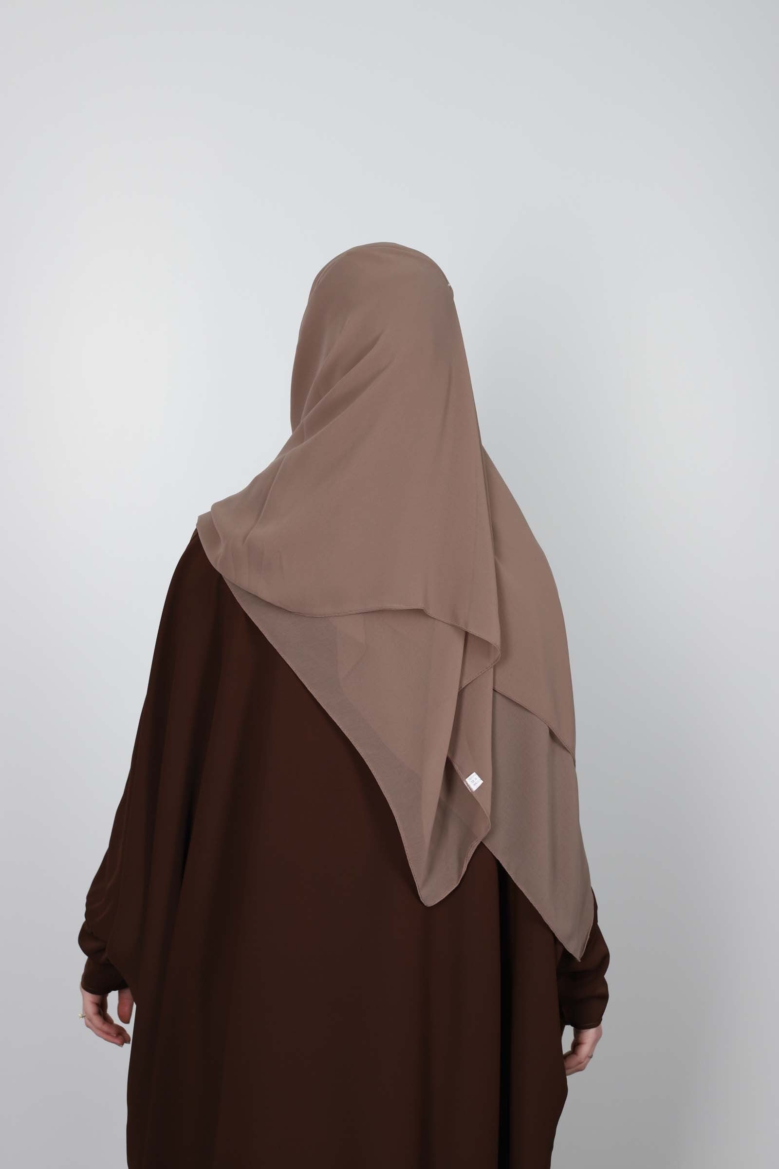 Hijab carré mousseline