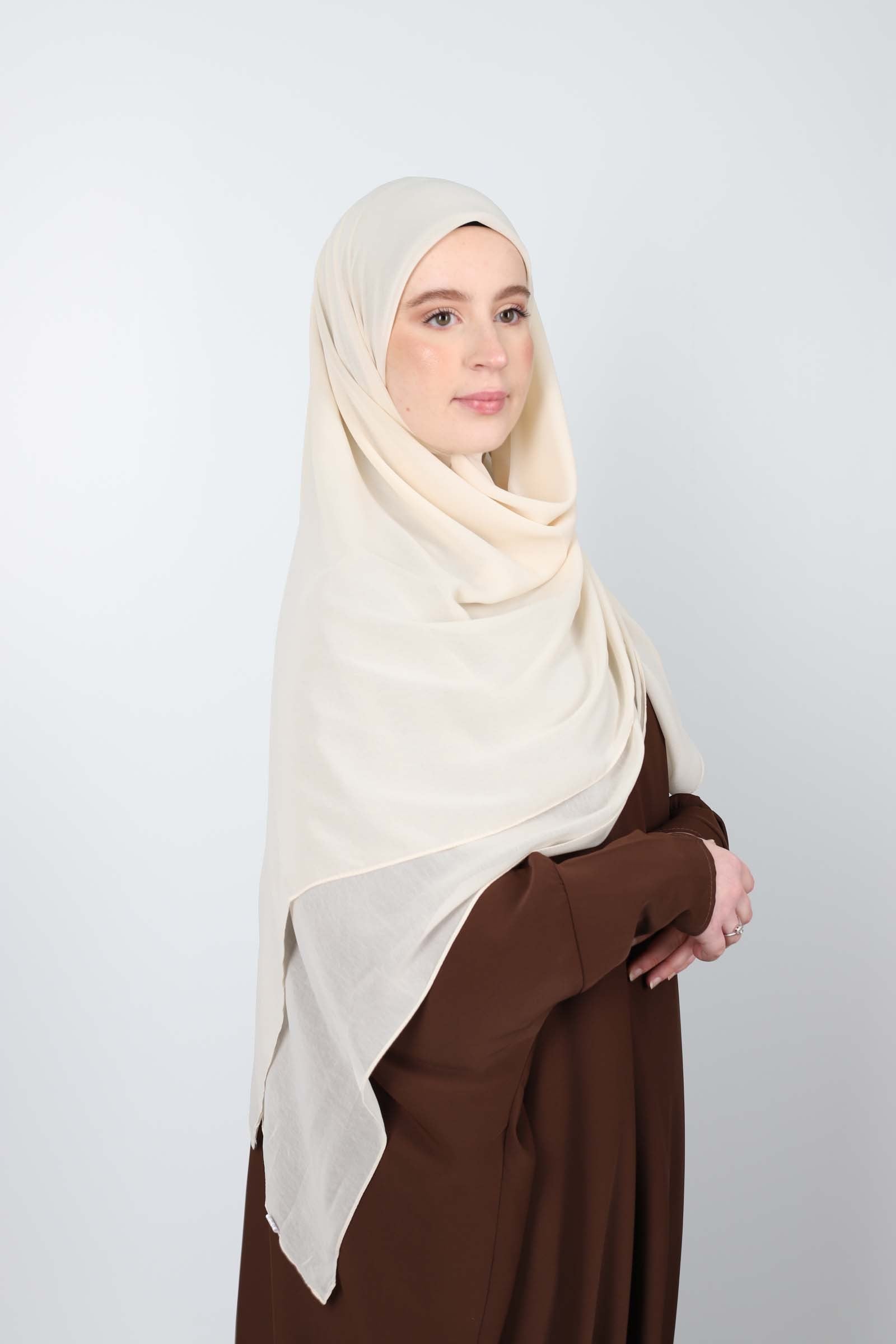 Hijab carré mousseline