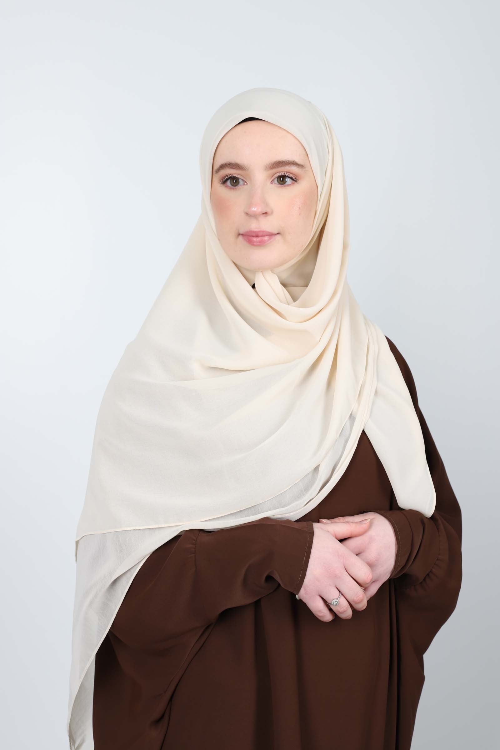 Hijab carré mousseline