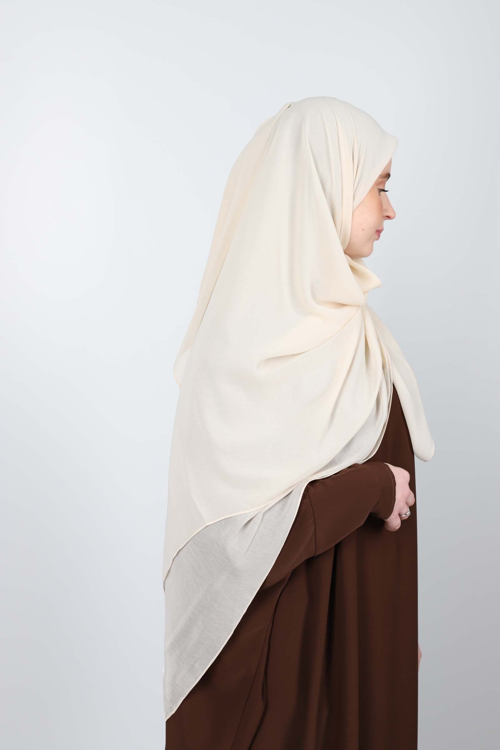 Hijab carré mousseline