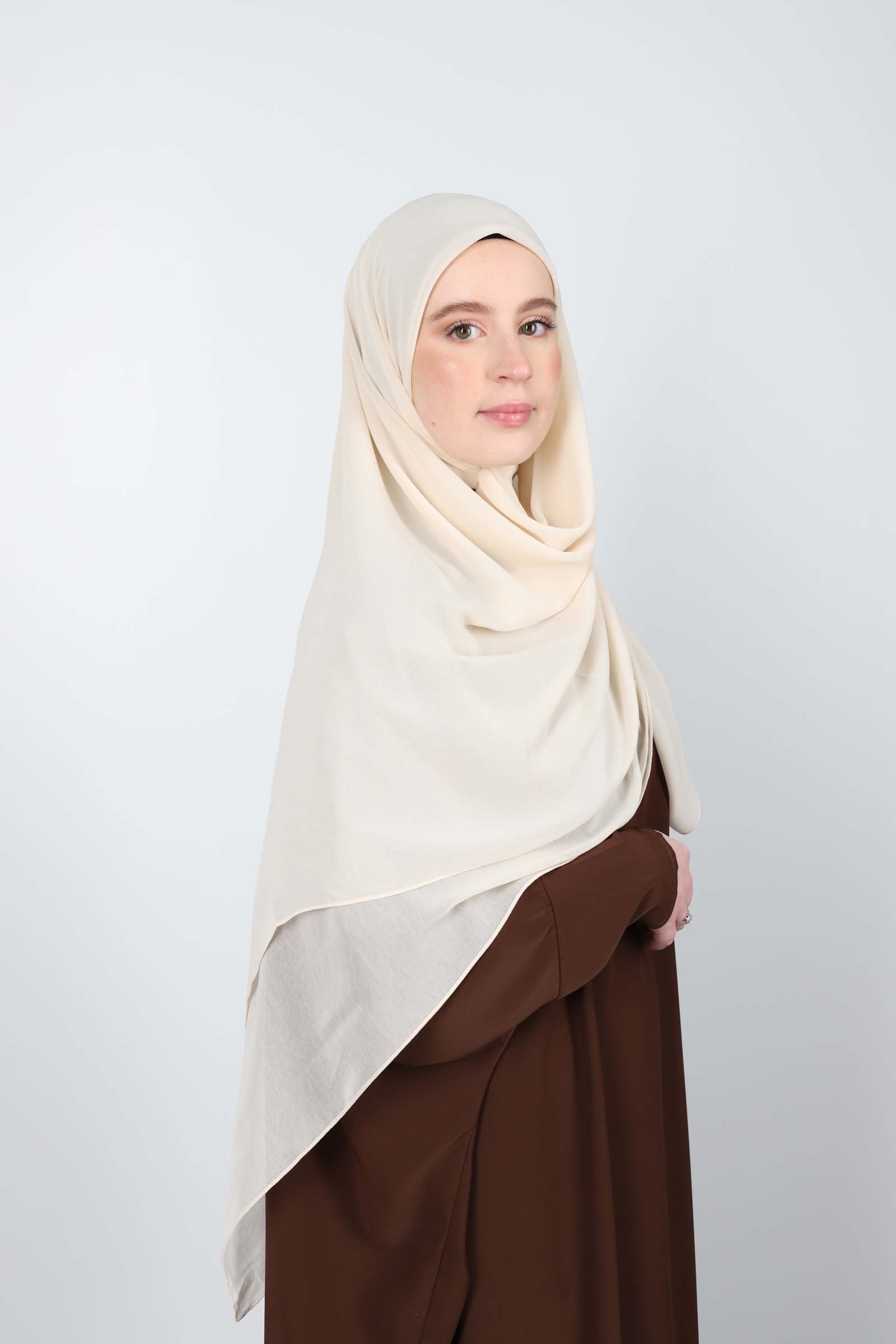 Hijab carré mousseline