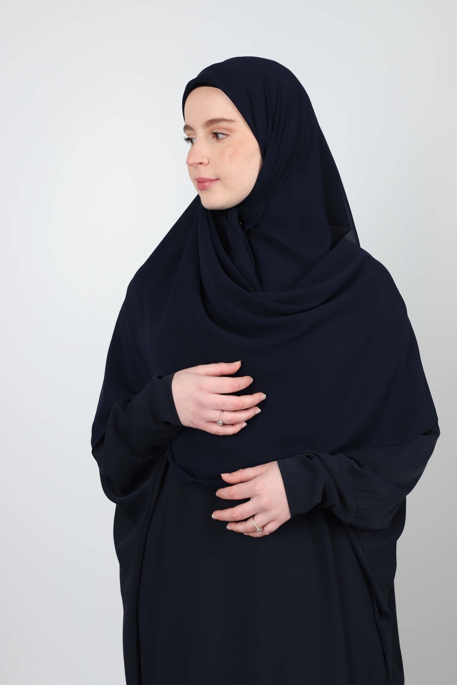 Hijab carré mousseline