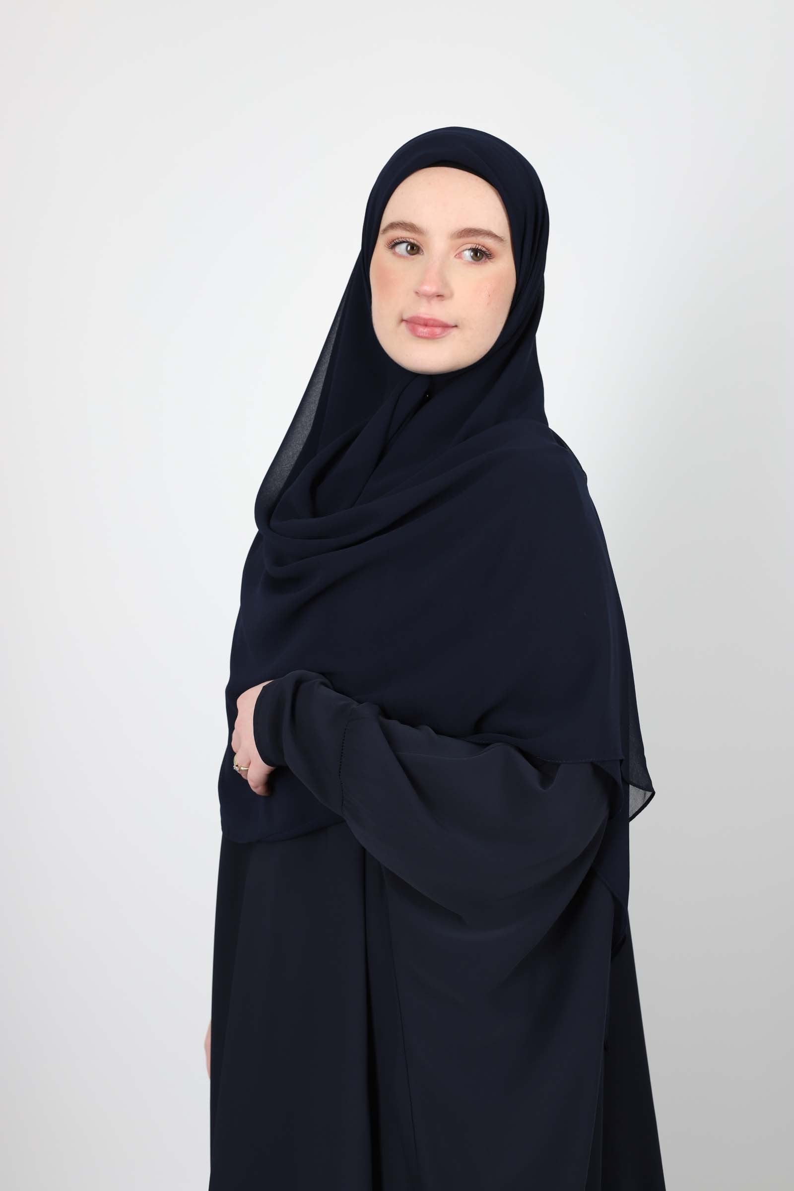 Hijab carré mousseline