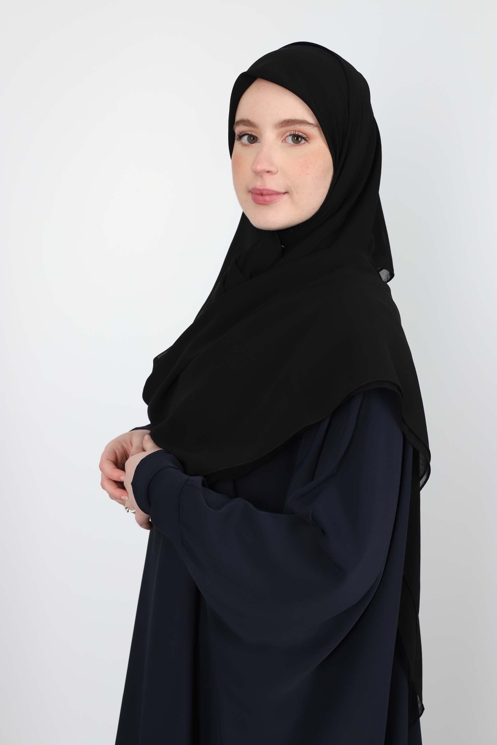 Hijab carré mousseline