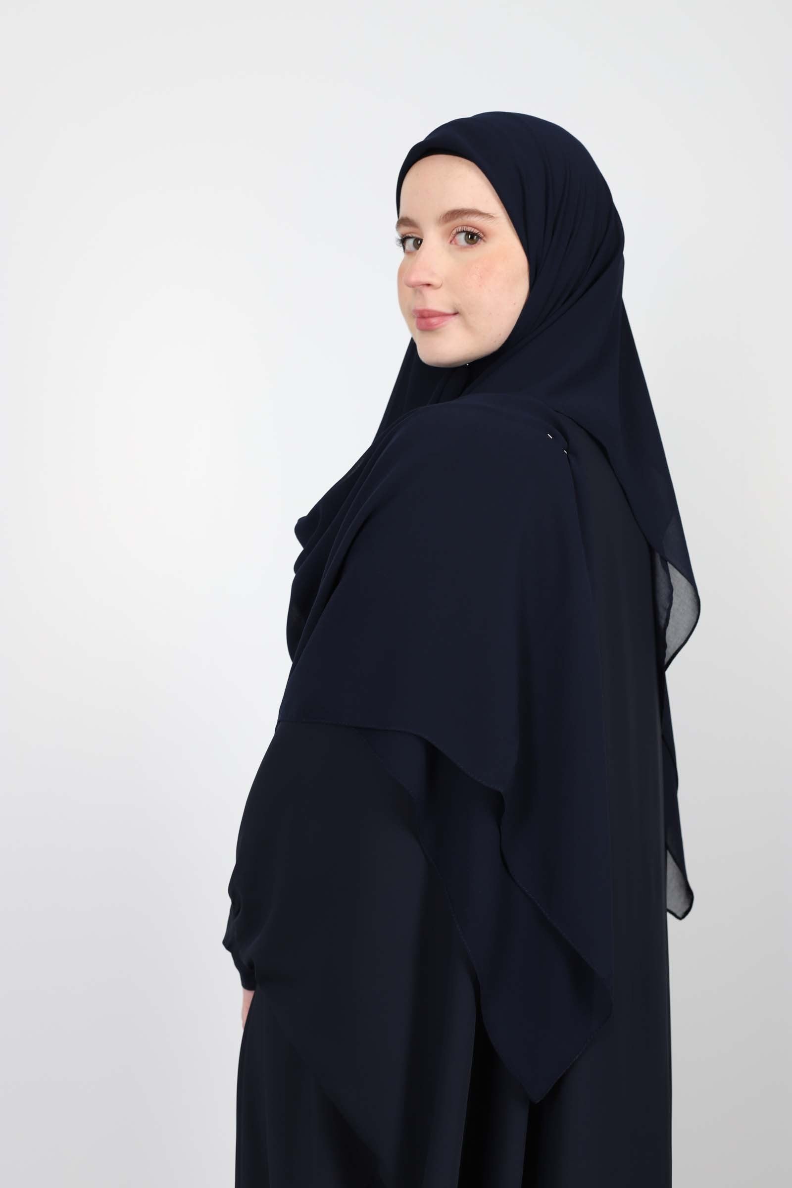 Hijab carré mousseline