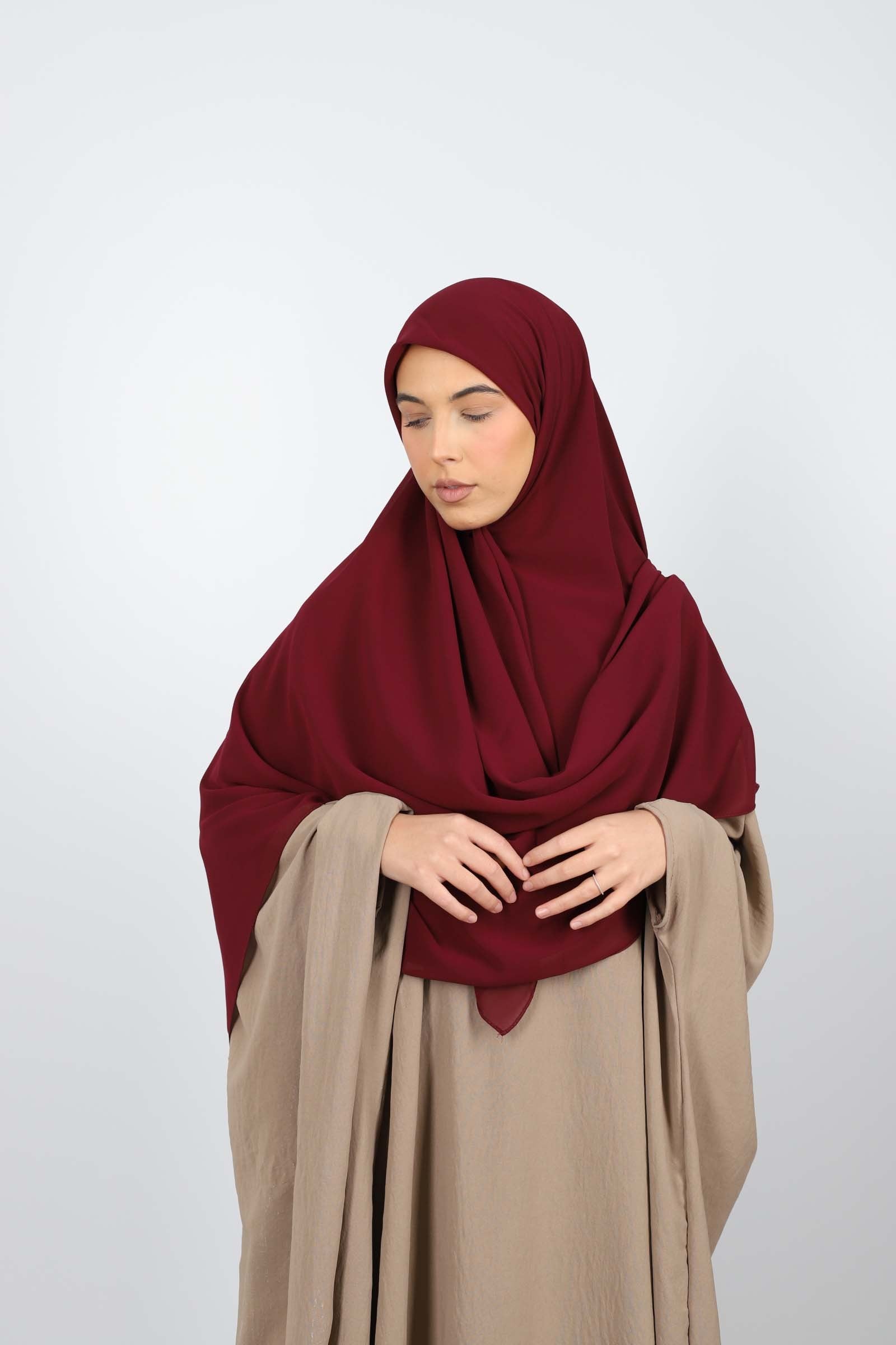 Hijab carré mousseline