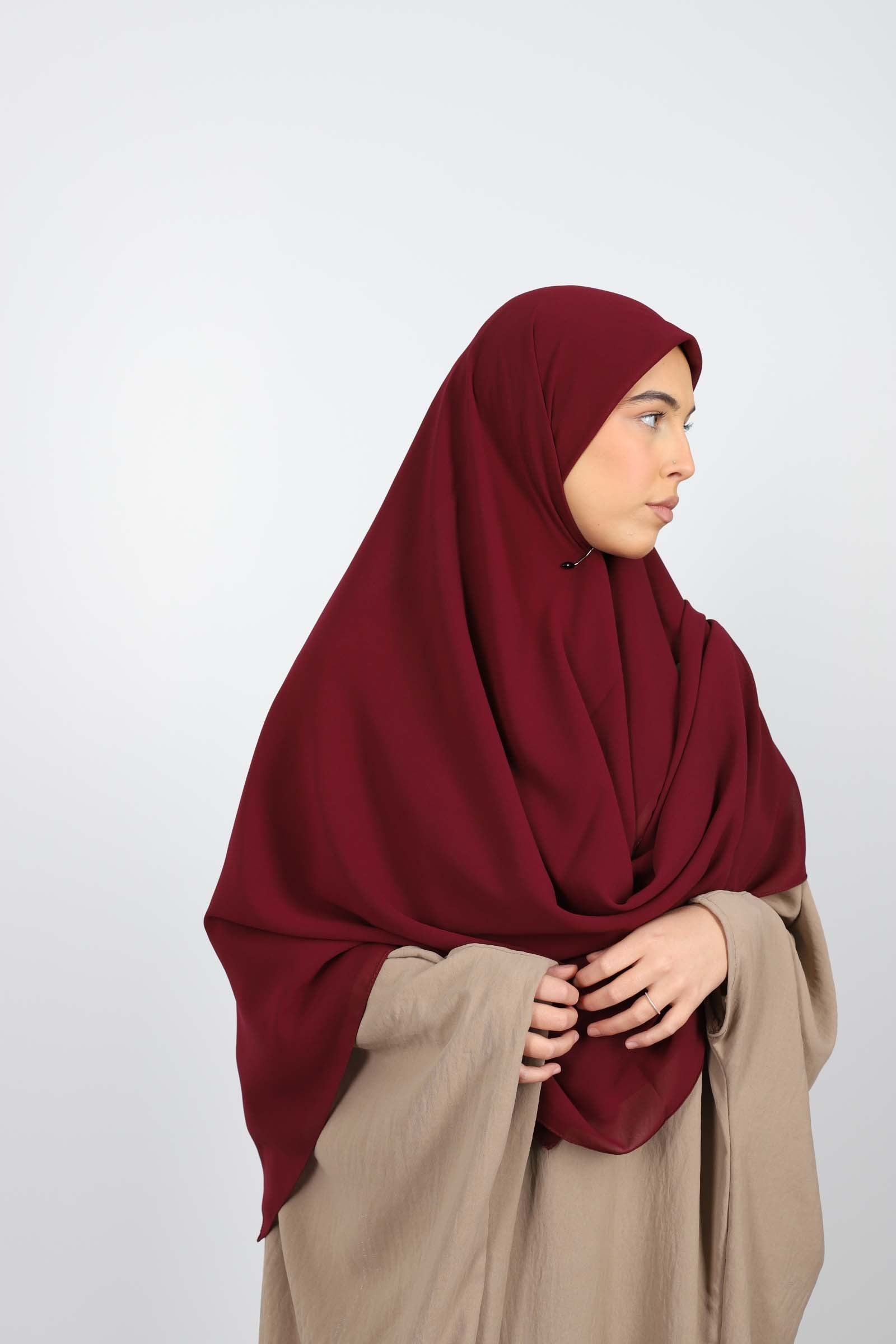 Hijab carré mousseline