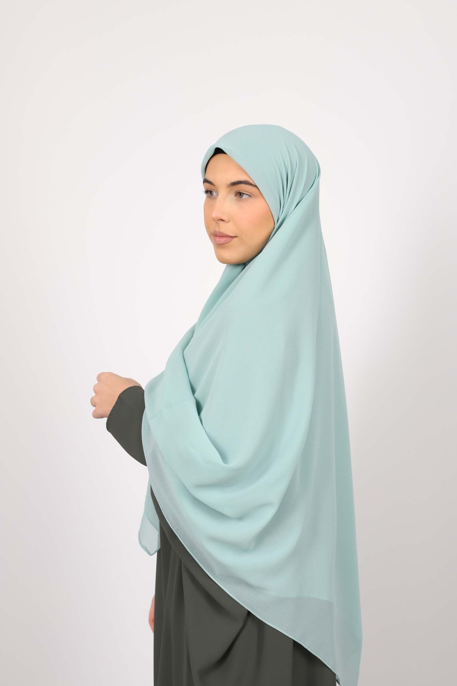 Hijab carré mousseline