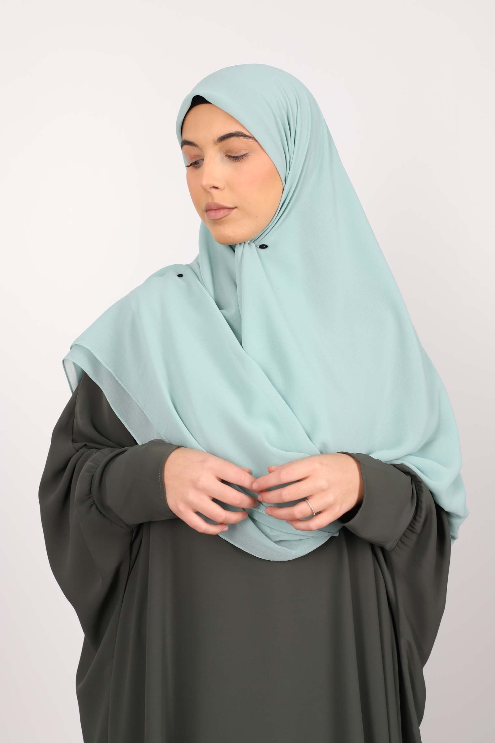 Hijab carré mousseline