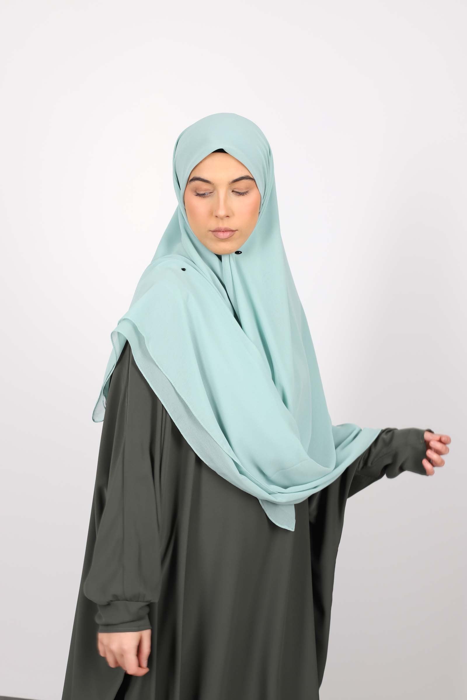 Hijab carré mousseline