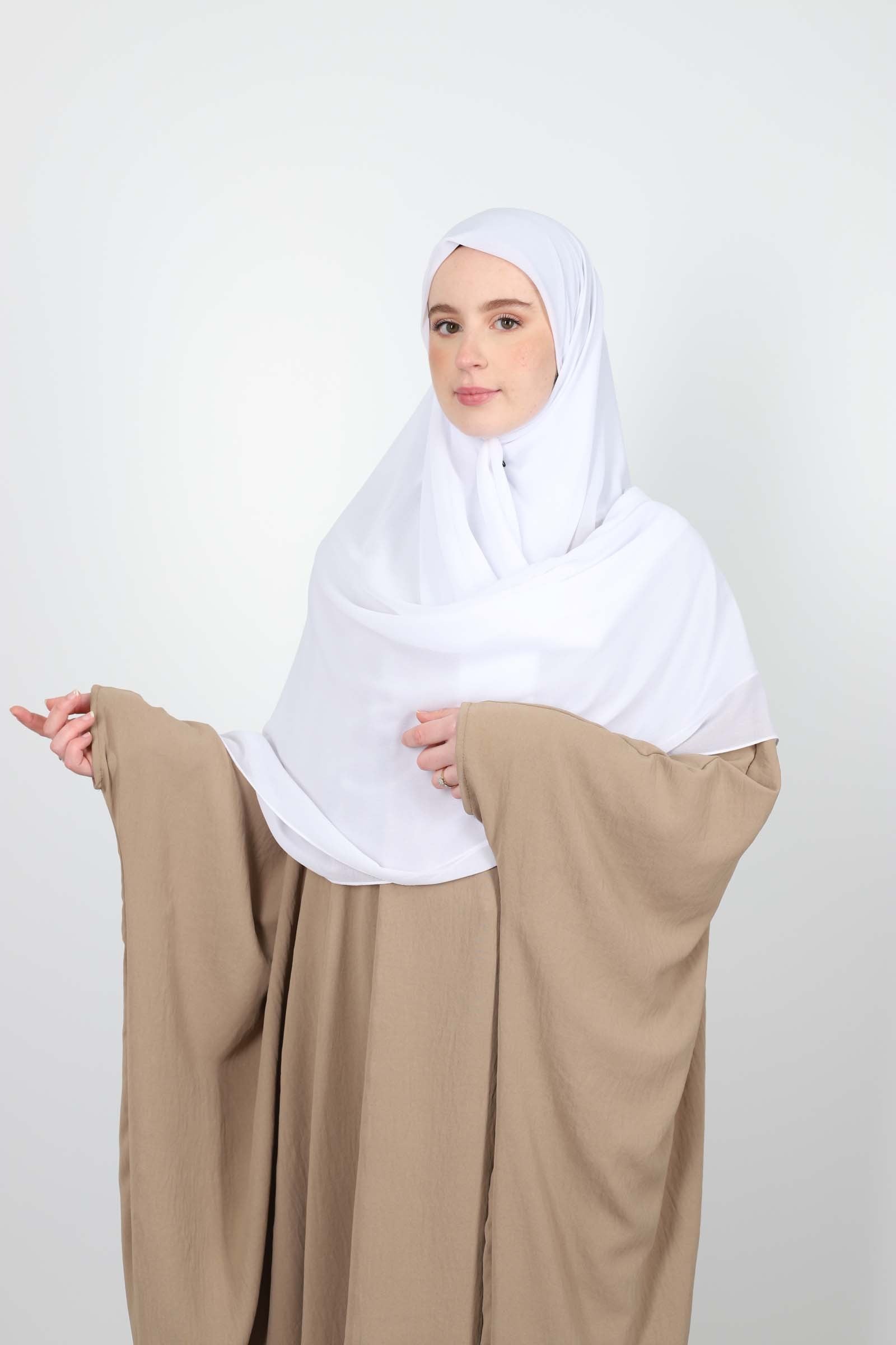 Hijab carré mousseline