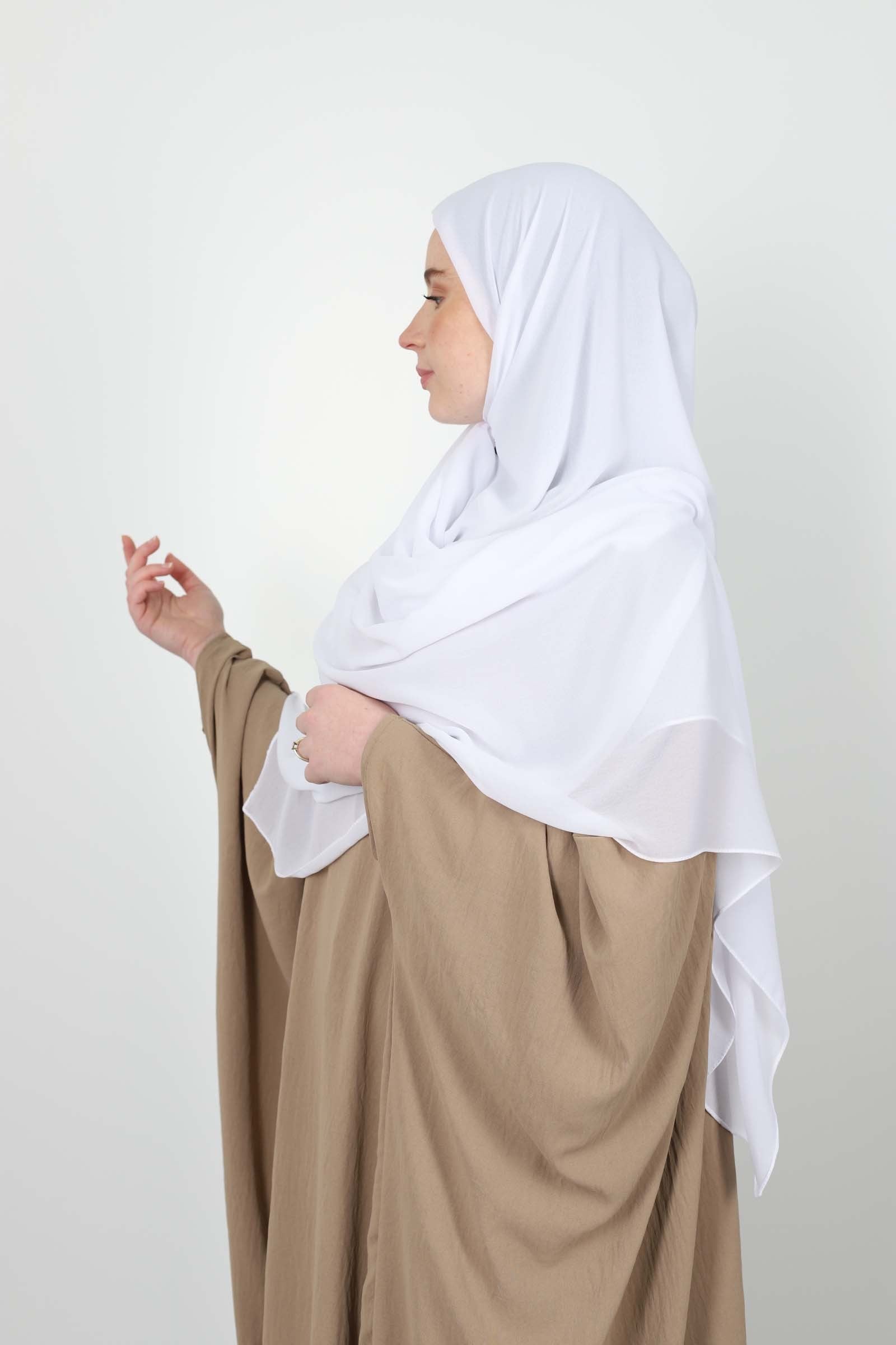 Hijab carré mousseline