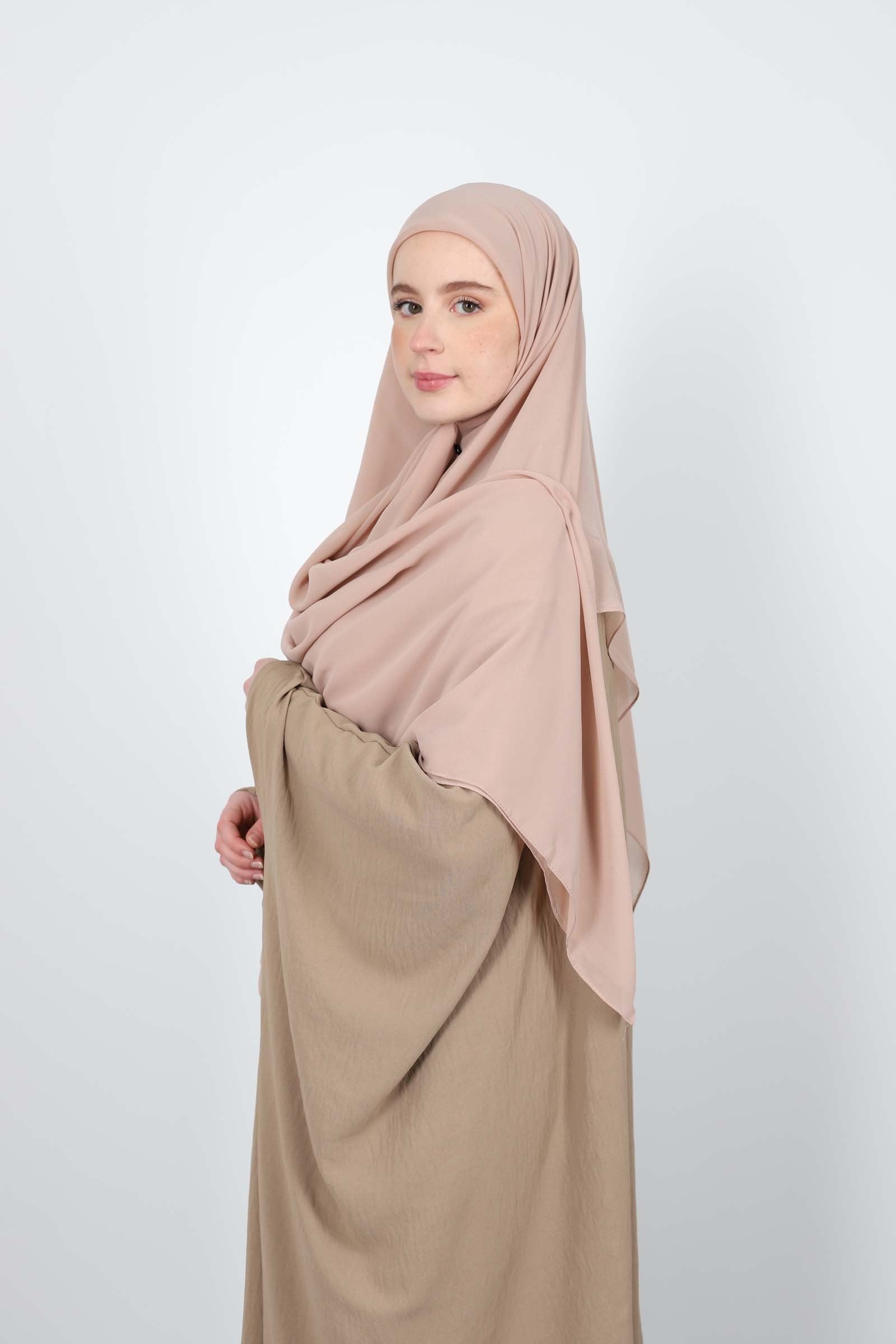 Hijab carré mousseline