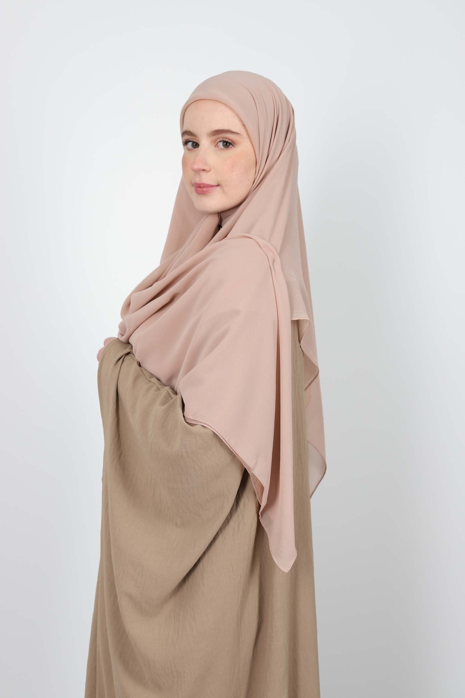 Hijab carré mousseline