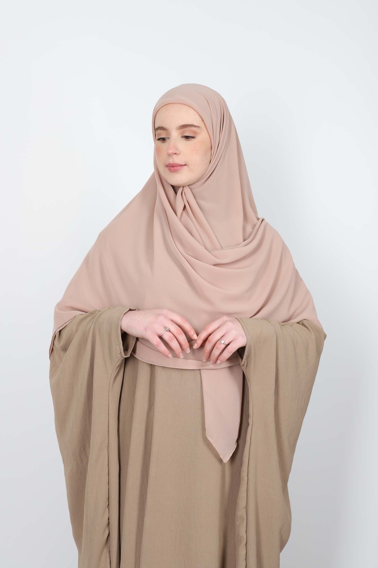 Hijab carré mousseline