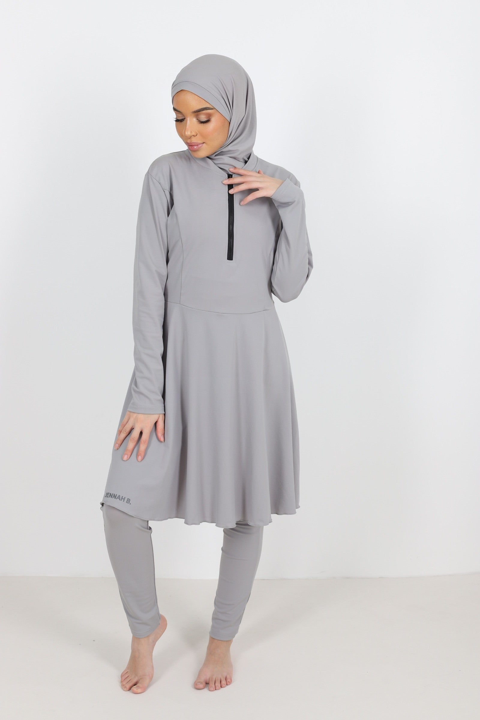 Burkini bali gris clair