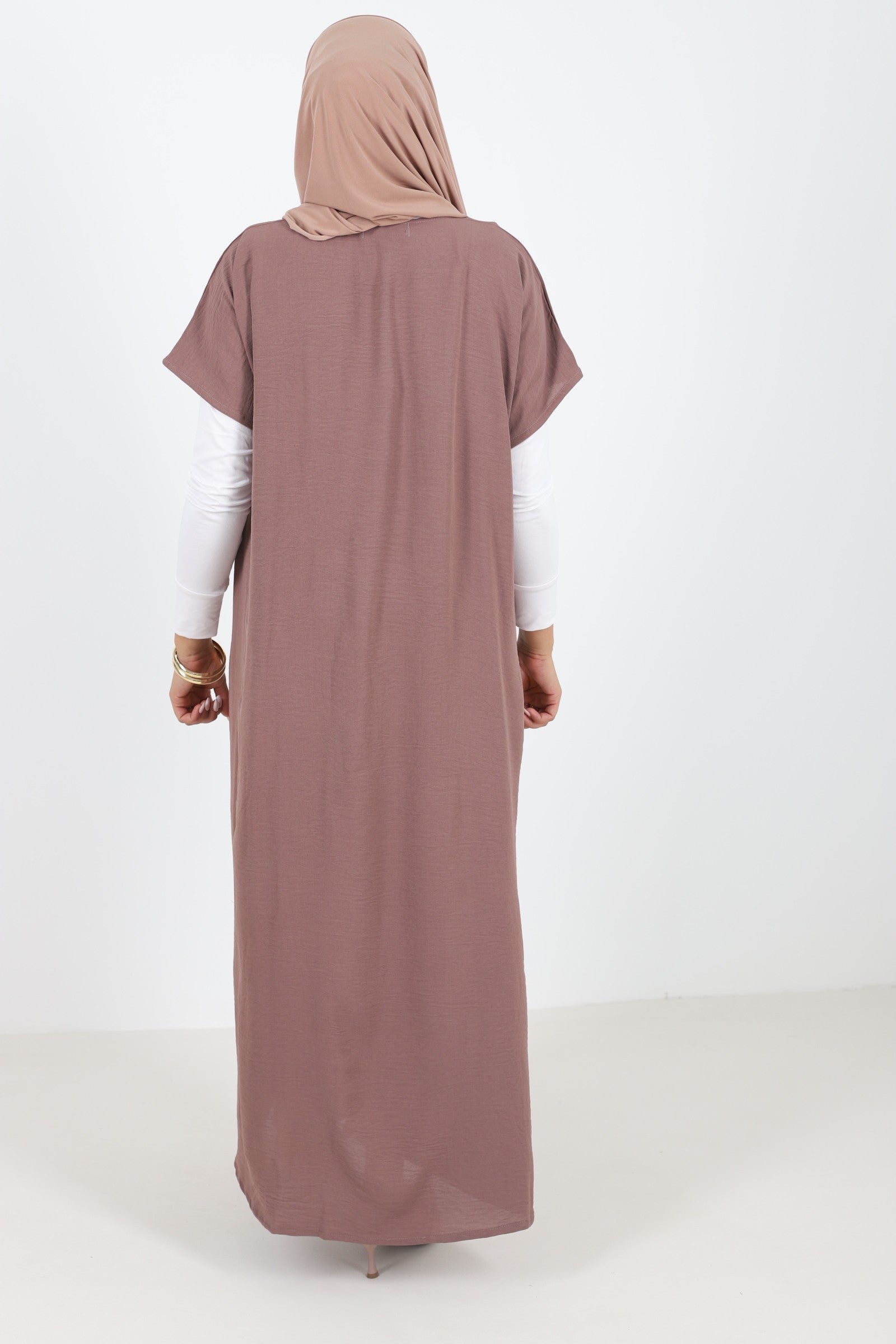 Sous abaya marron