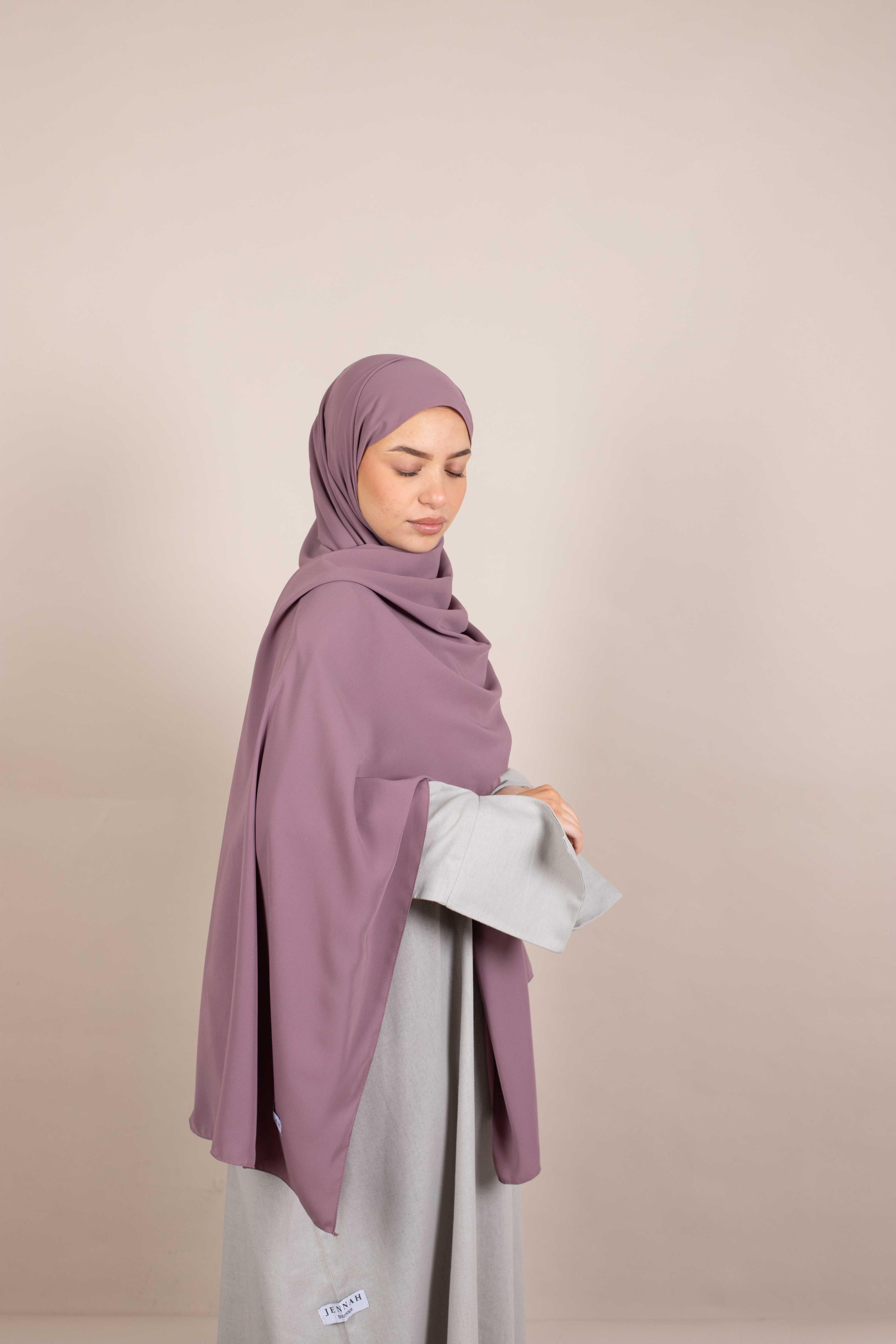 Hijab Silk of Medine - shade Purple