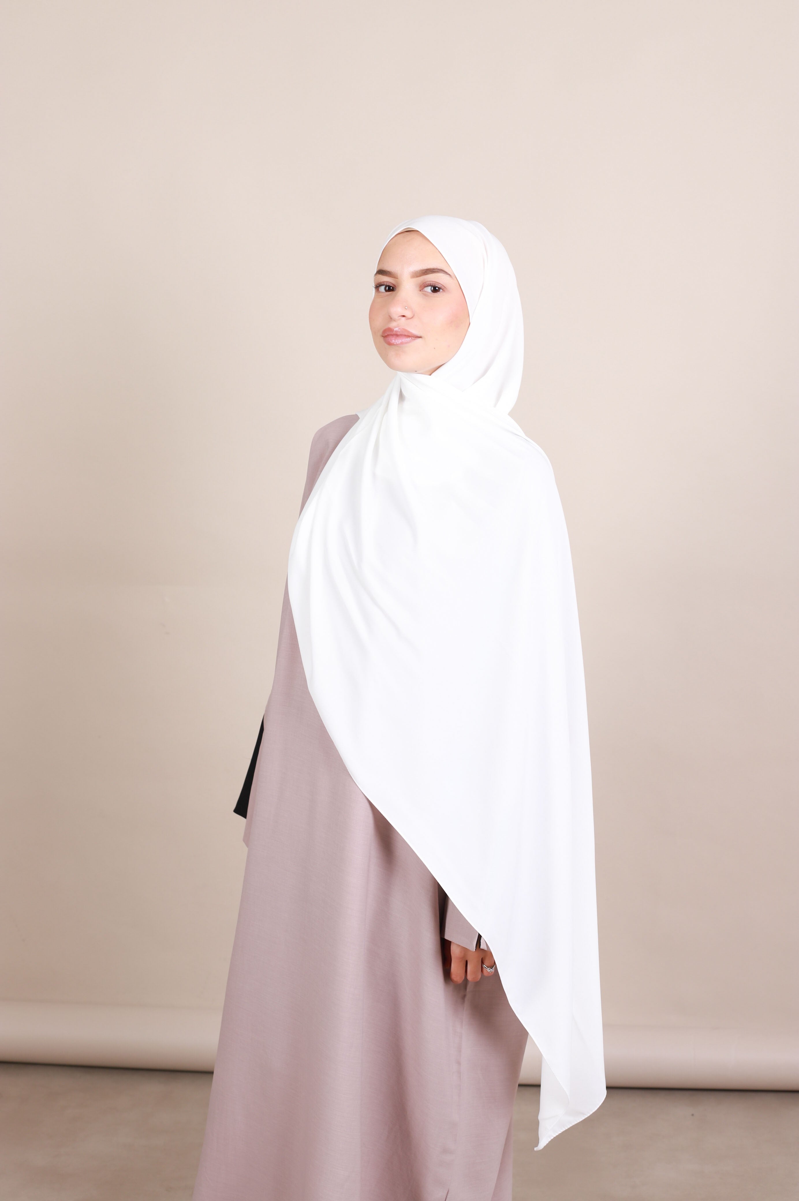 Hijab Soie de Medine - nuance Nude